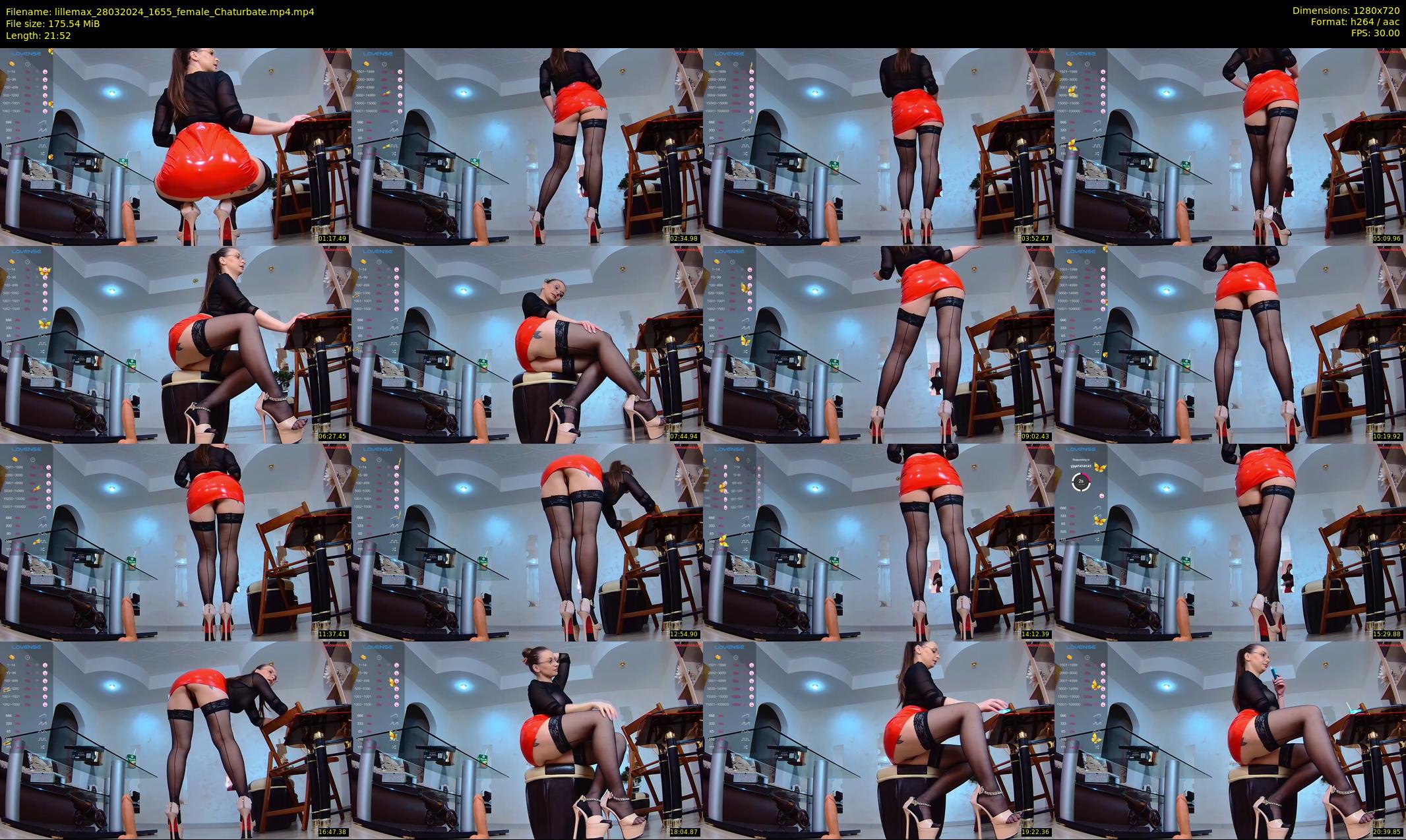 lillemax — 22 minute Chaturbate female cam show recording, 720p, Mar 28, 2024