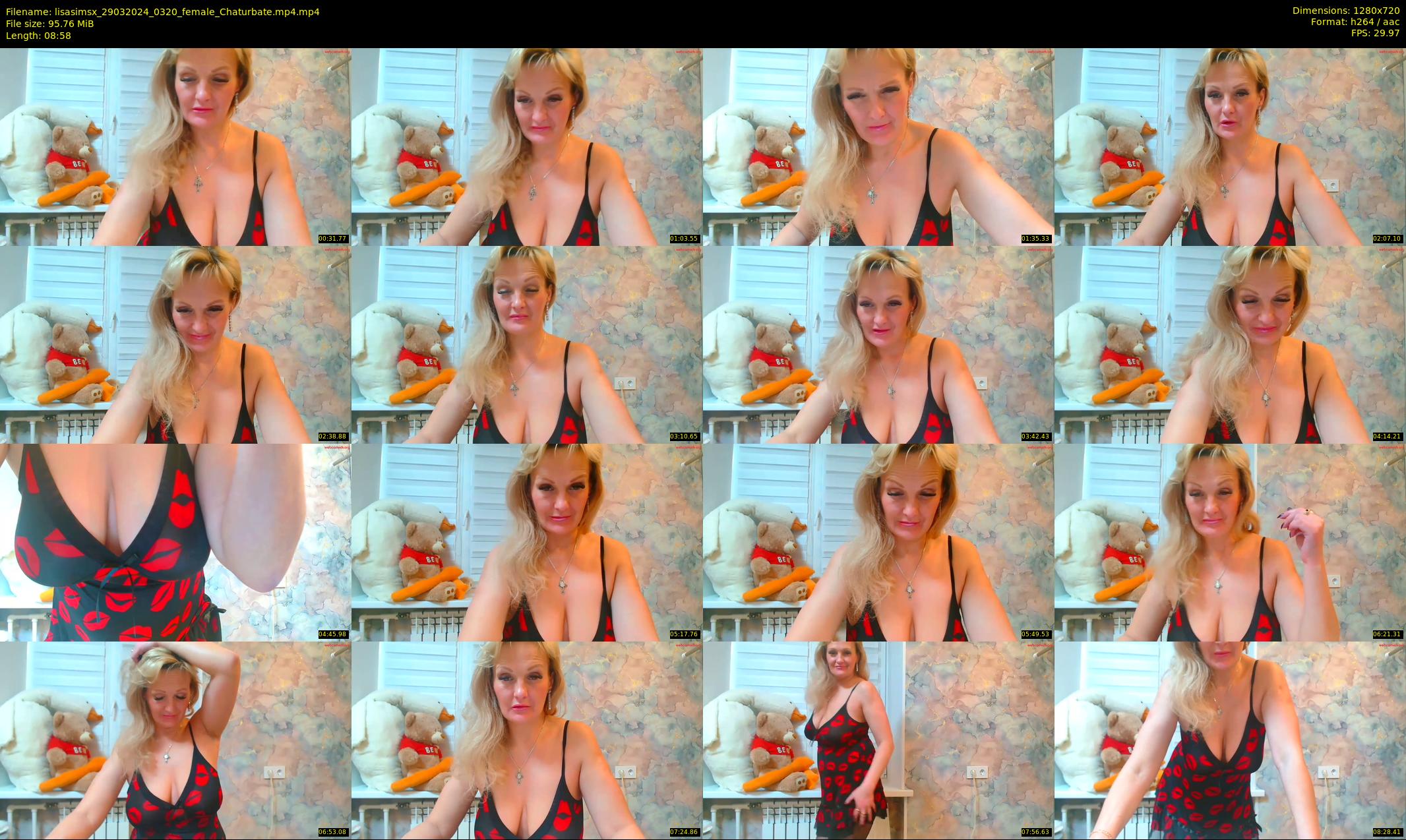 lisasimsx — 9 minute Chaturbate female cam show recording, 720p, Mar 29, 2024