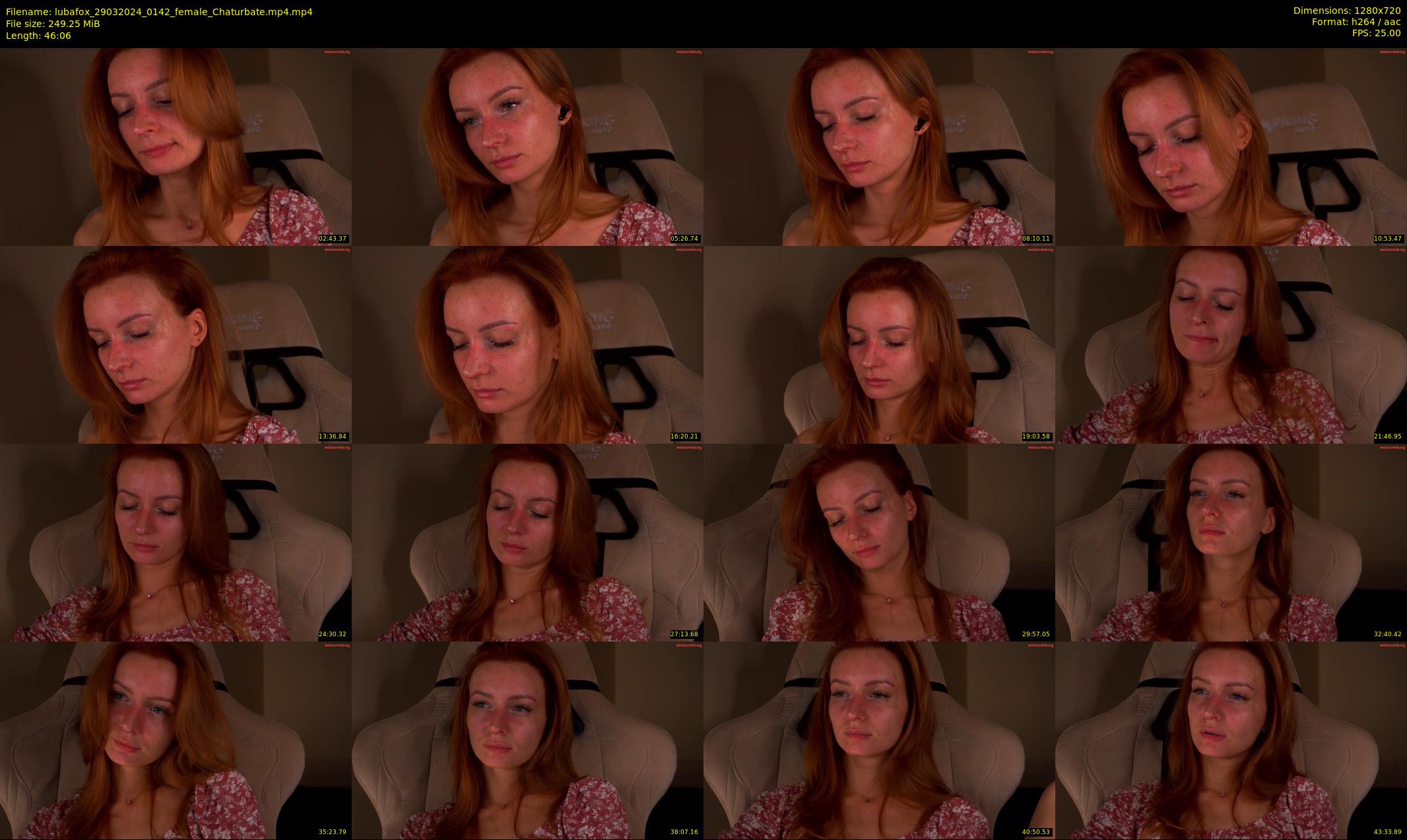 lubafox — 47 minute Chaturbate female cam show recording, 720p, Mar 29, 2024