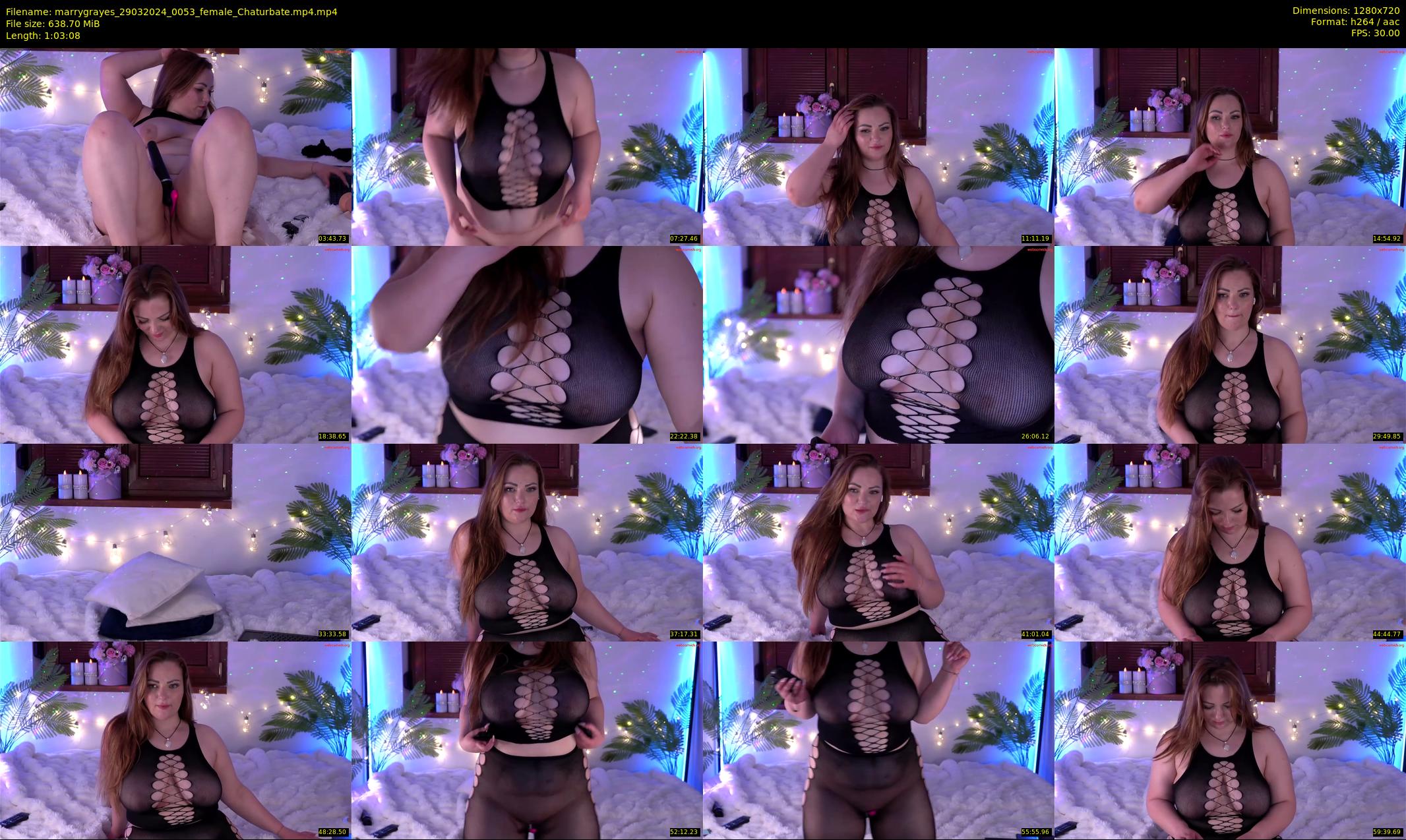 marrygrayes — 64 minute Chaturbate female cam show recording, 720p, Mar 29, 2024