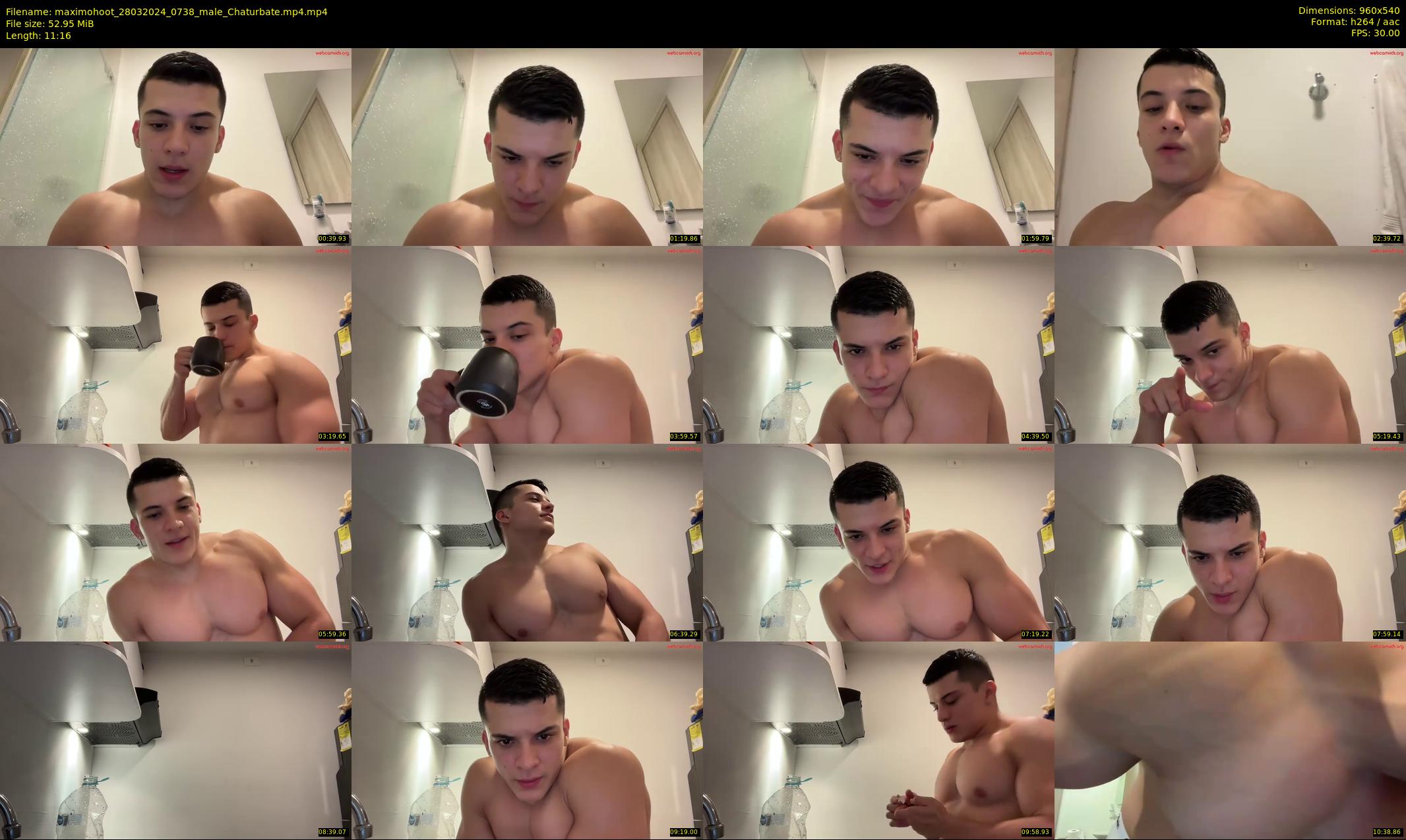 maximohoot — 12 minute Chaturbate male cam show recording, 480p, Mar 28, 2024