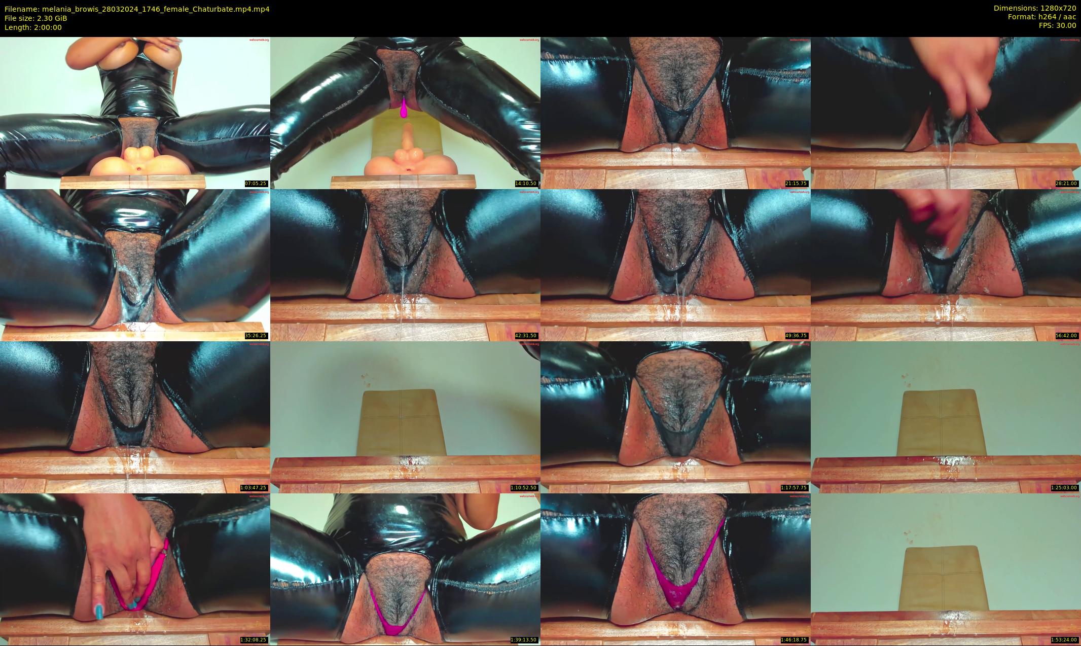 melania_browis — 120 minute Chaturbate female cam show recording, 720p, Mar 28, 2024