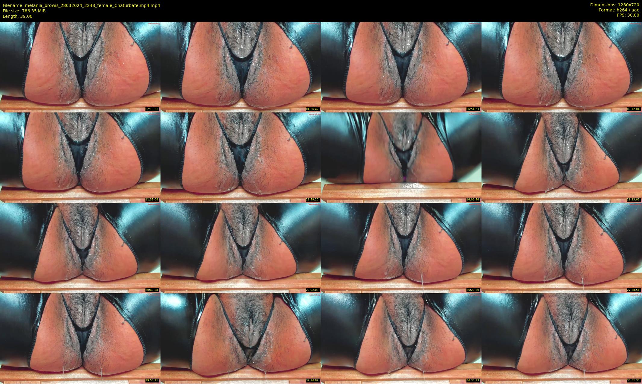 melania_browis — 39 minute Chaturbate female cam show recording, 720p, Mar 28, 2024