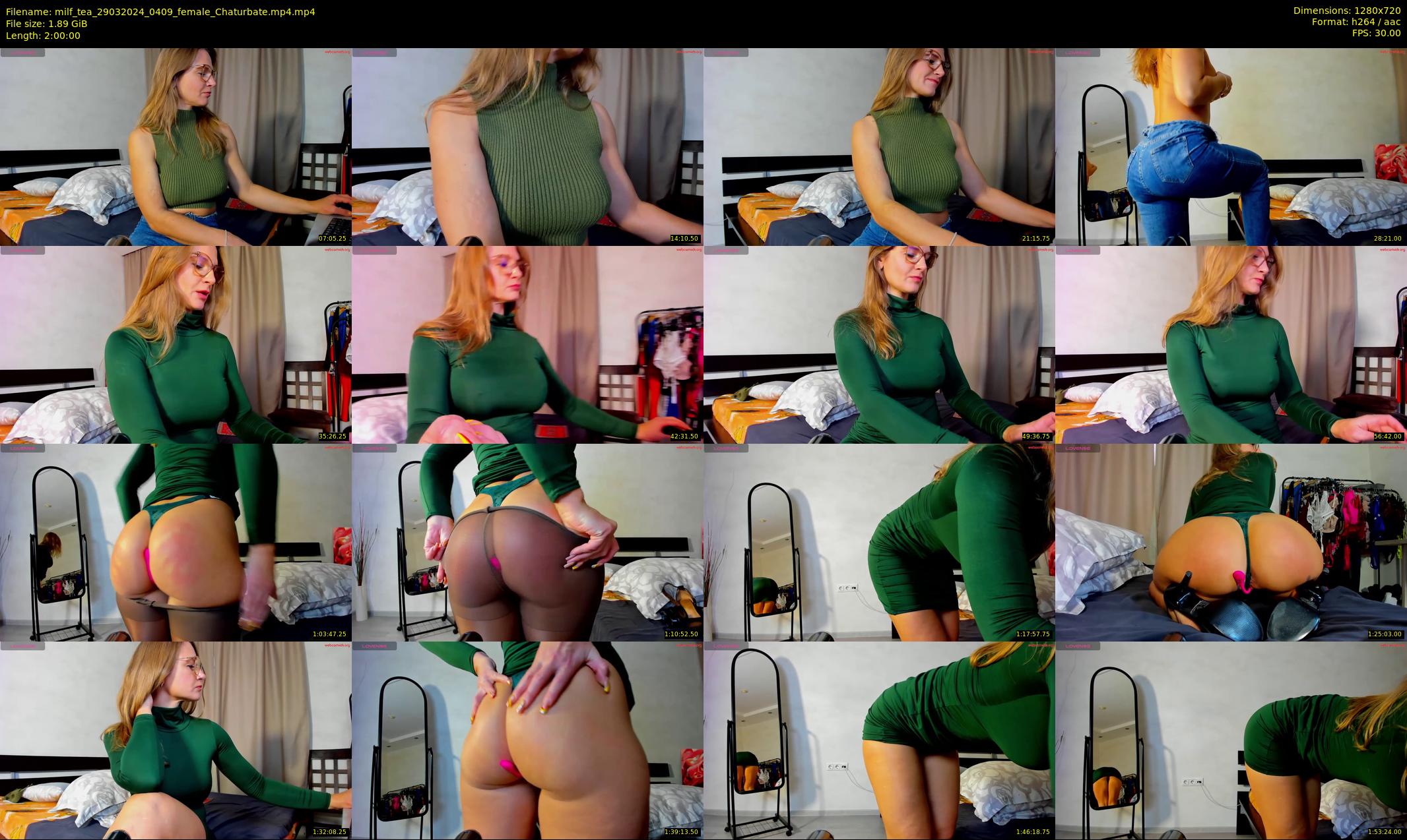 milf_tea — 120 minute Chaturbate female cam show recording, 720p, Mar 29, 2024