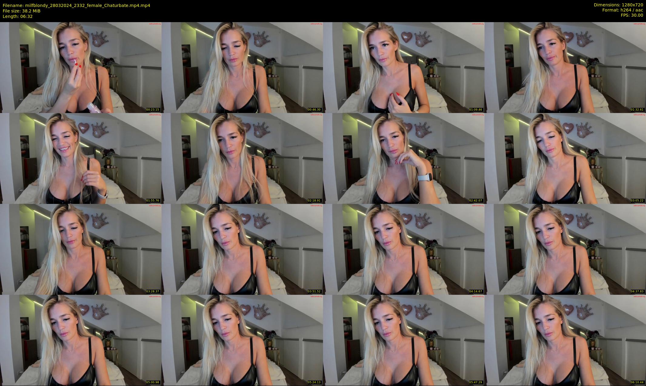 milfblondy — 7 minute Chaturbate female cam show recording, 720p, Mar 28, 2024