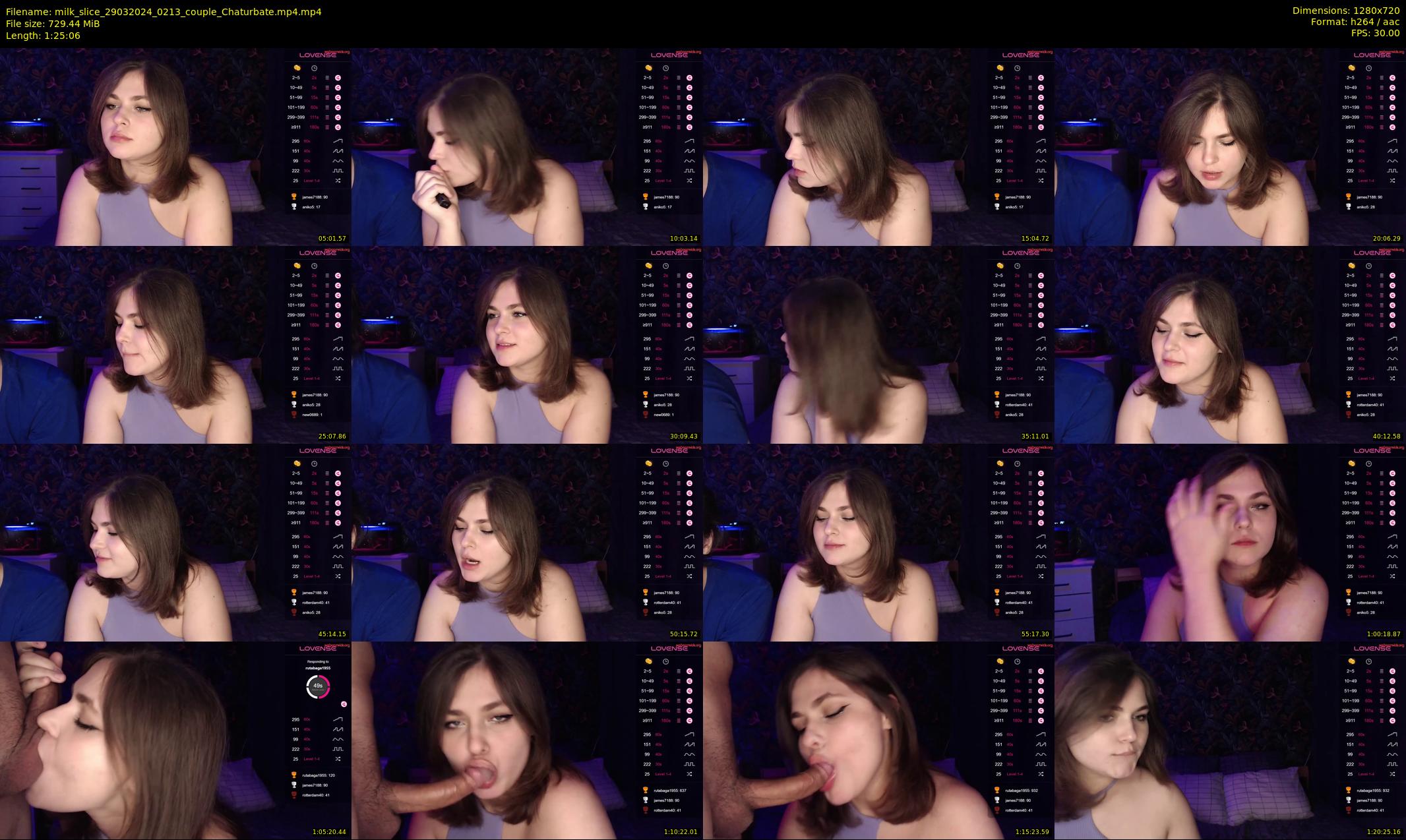 milk_slice — 86 minute Chaturbate couple cam show recording, 720p, Mar 29, 2024