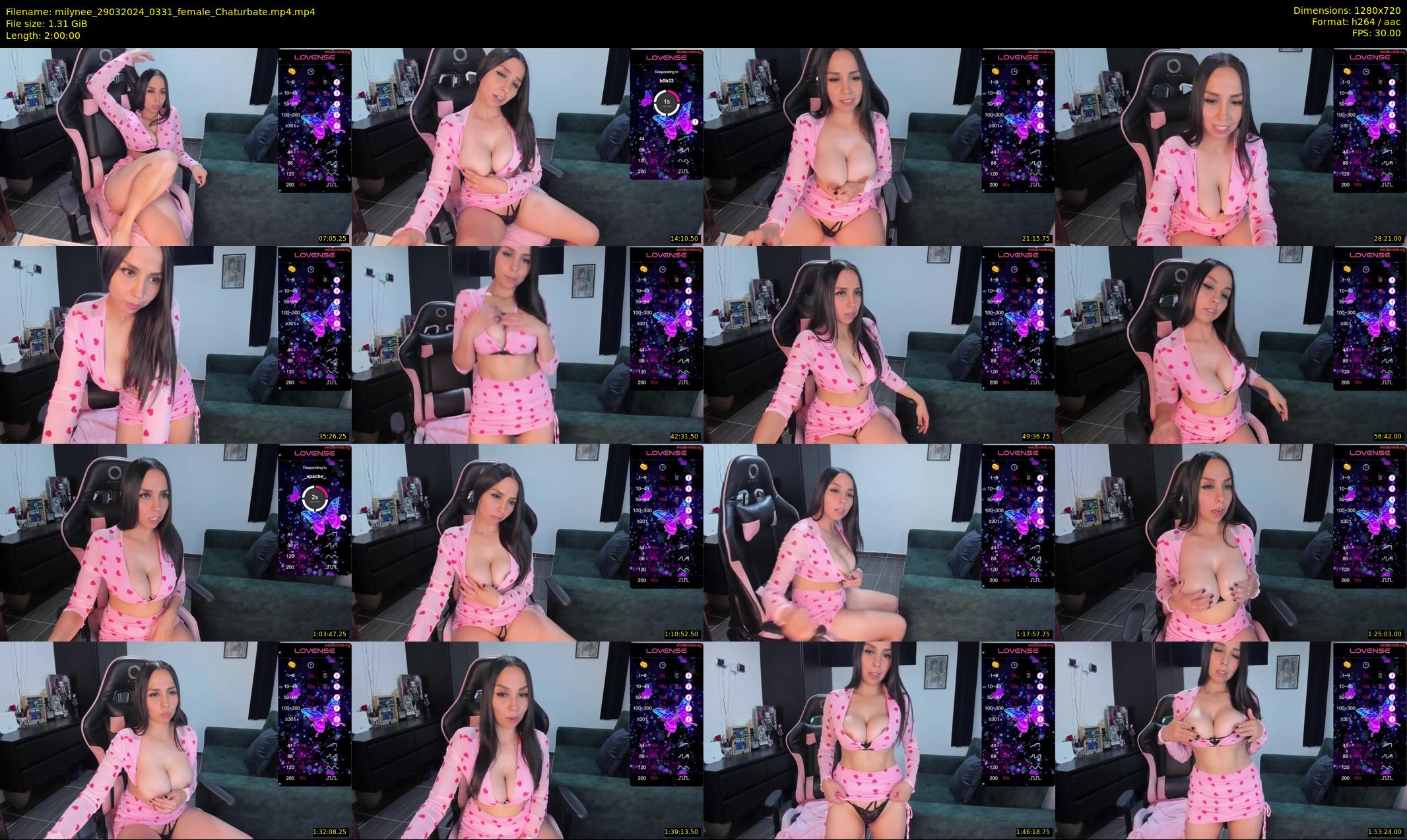 milynee — 120 minute Chaturbate female cam show recording, 720p, Mar 29, 2024