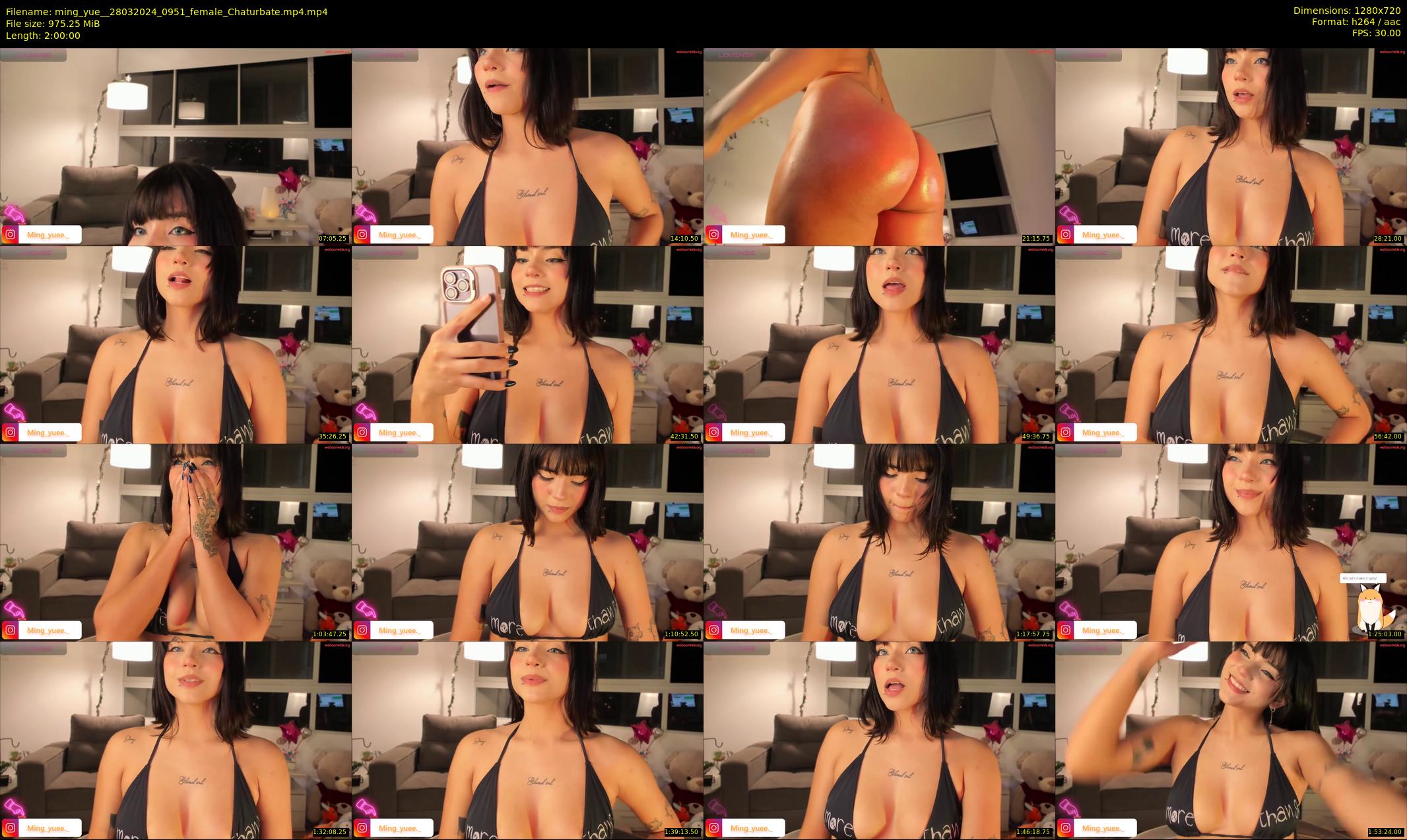 ming_yue_ — 120 minute Chaturbate female cam show recording, 720p, Mar 28, 2024