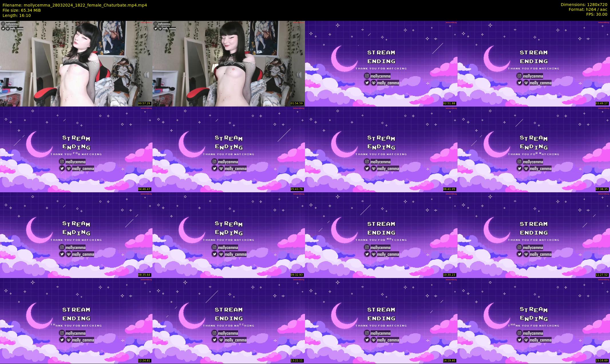 mollycemma — 17 minute Chaturbate female cam show recording, 720p, Mar 28, 2024