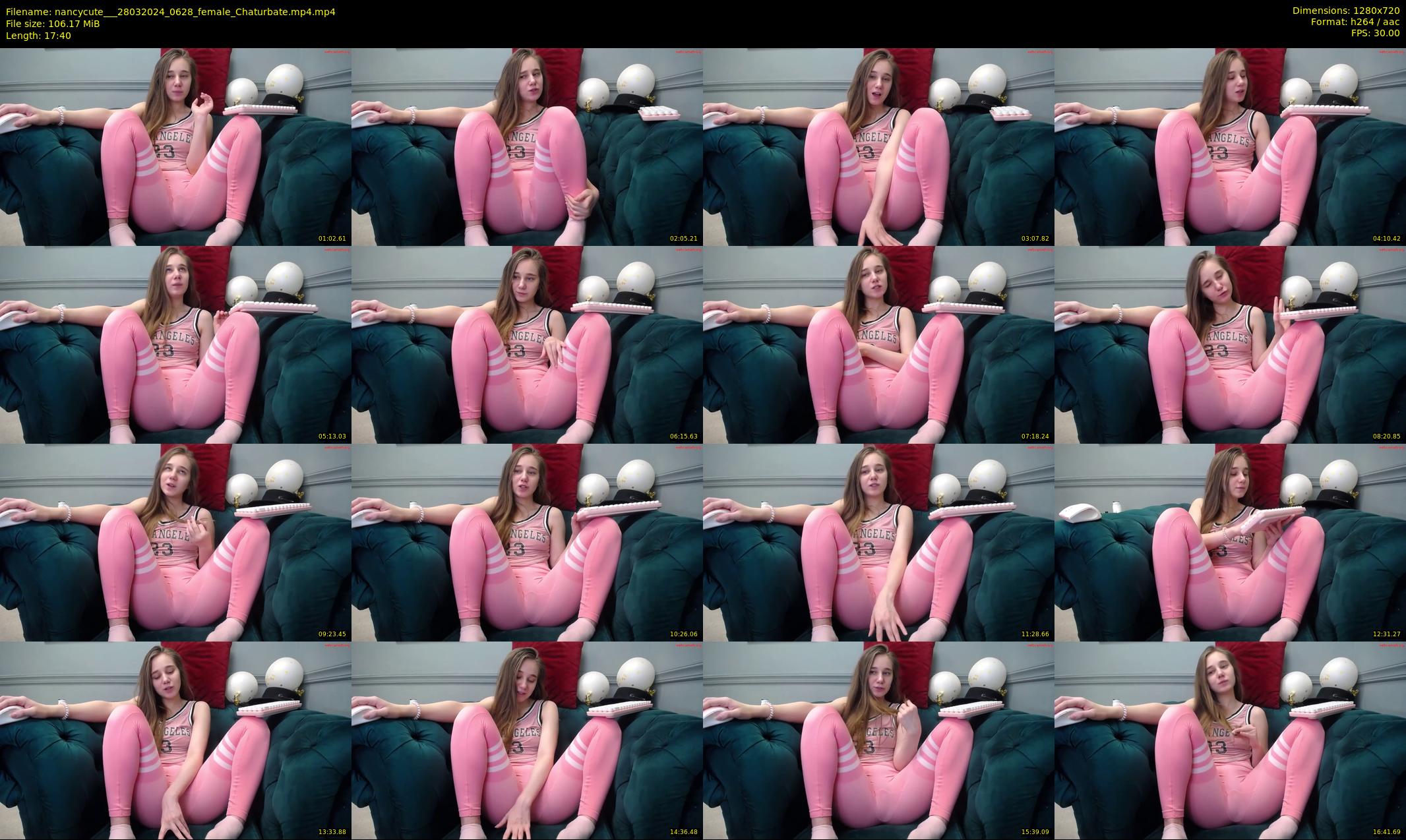 nancycute__ — 18 minute Chaturbate female cam show recording, 720p, Mar 28, 2024