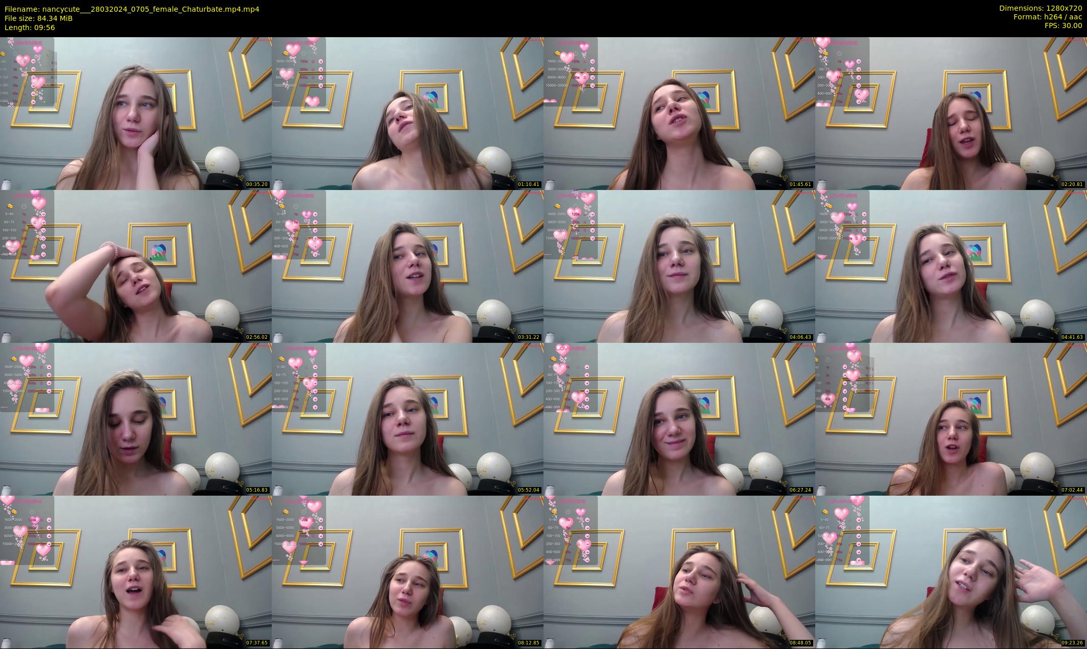 nancycute__ — 10 minute Chaturbate female cam show recording, 720p, Mar 28, 2024