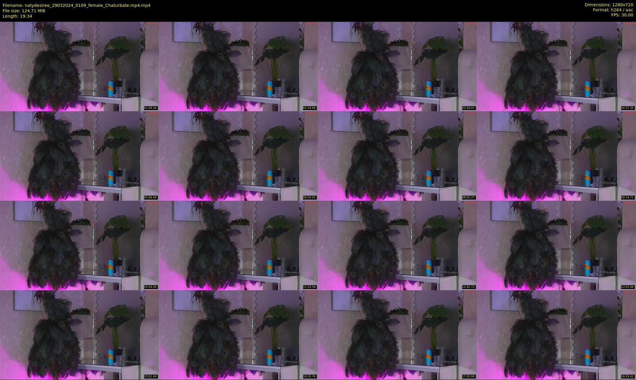 natydesiree — 20 minute Chaturbate female cam show recording, 720p, Mar 29, 2024