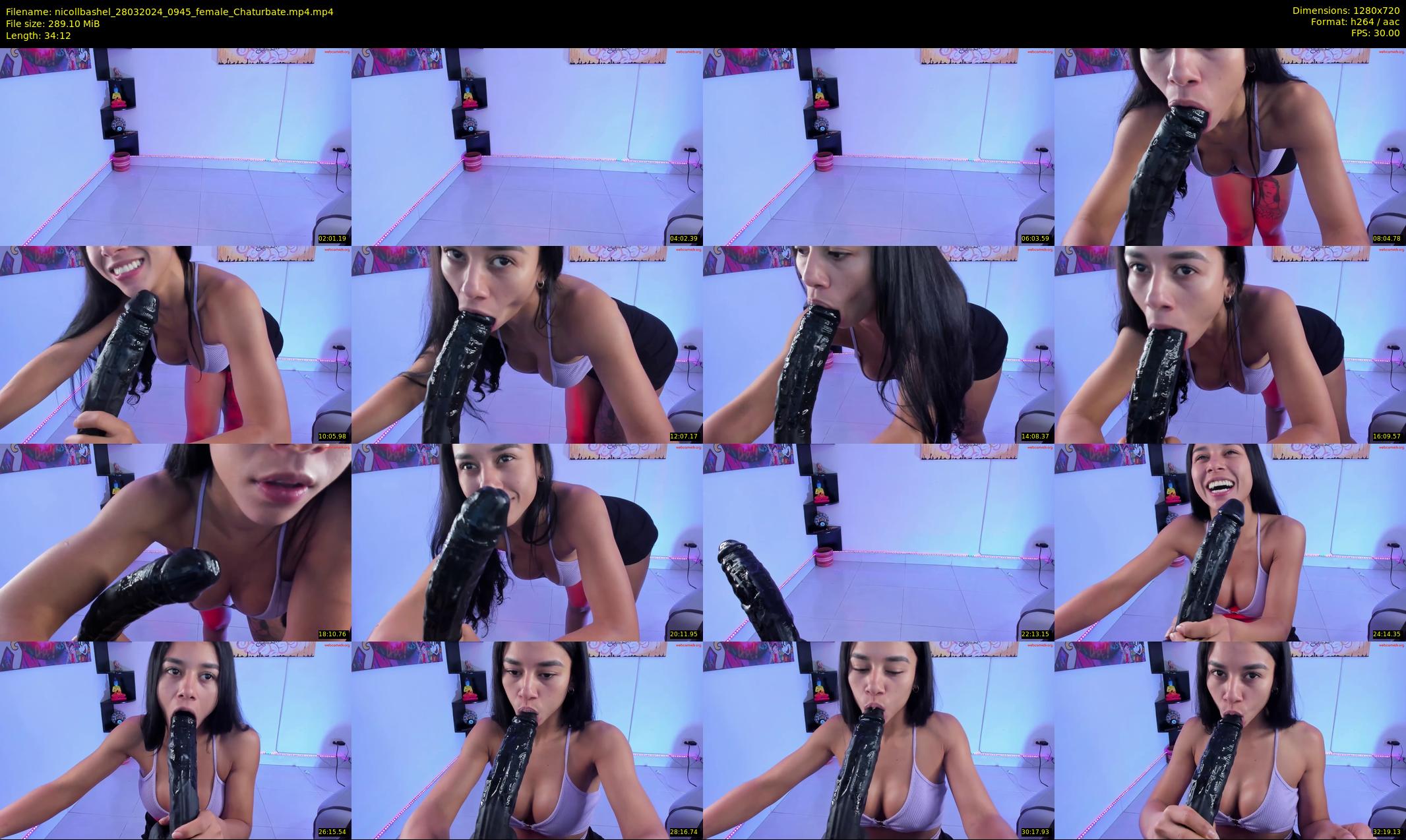 nicollbashel — 35 minute Chaturbate female cam show recording, 720p, Mar 28, 2024