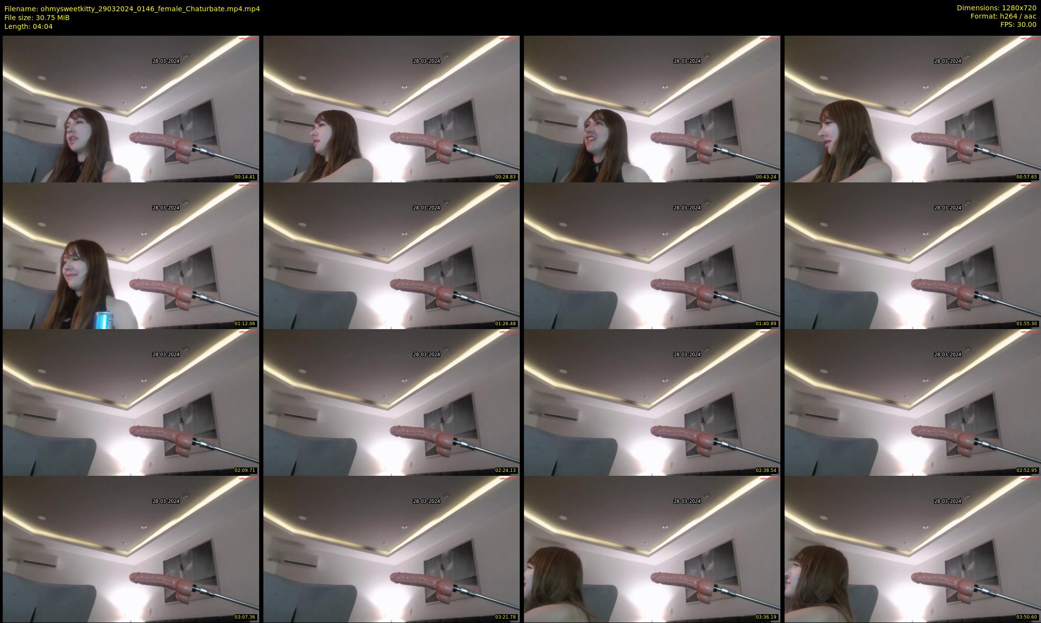ohmysweetkitty — 5 minute Chaturbate female cam show recording, 720p, Mar 29, 2024