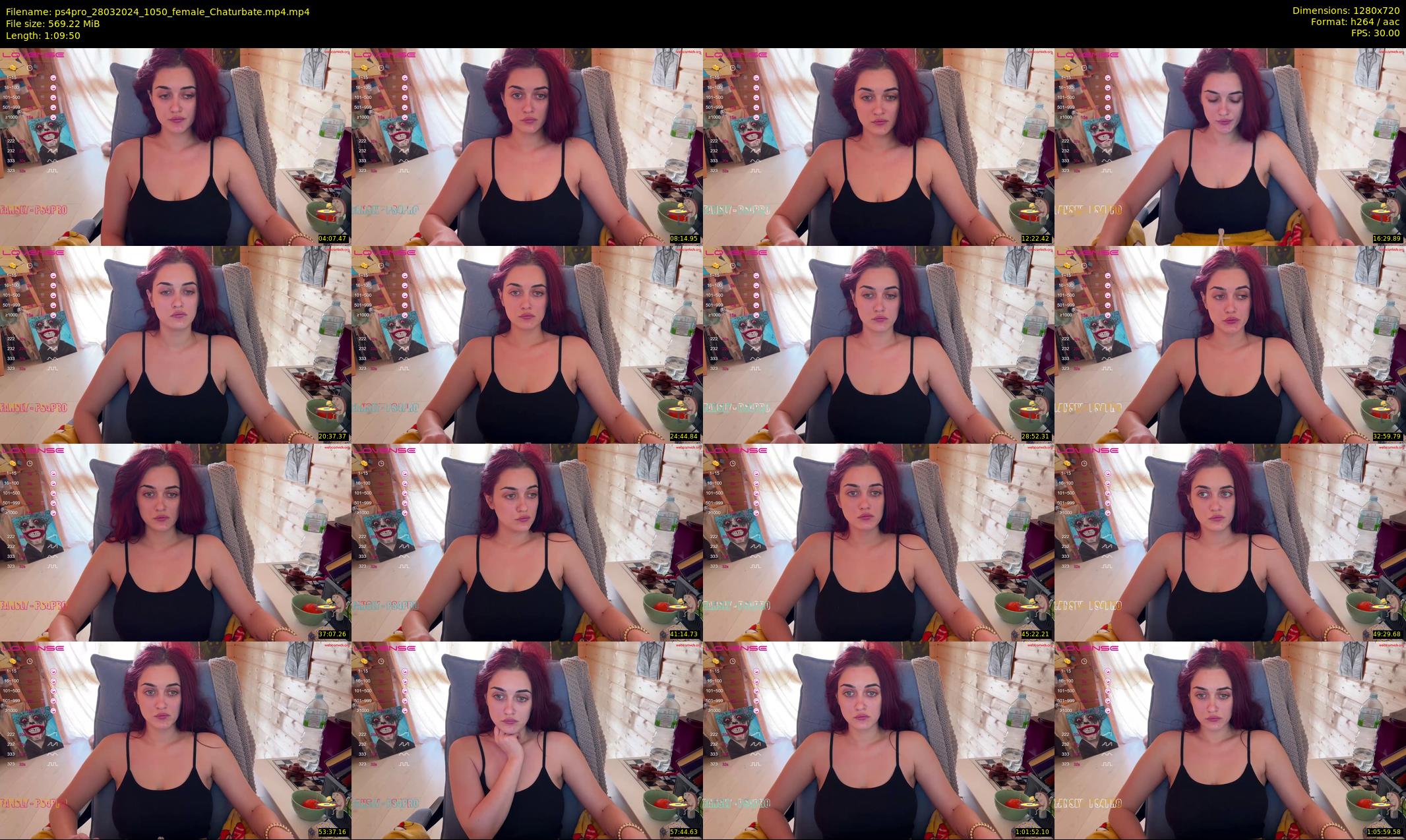 ps4pro — 70 minute Chaturbate female cam show recording, 720p, Mar 28, 2024