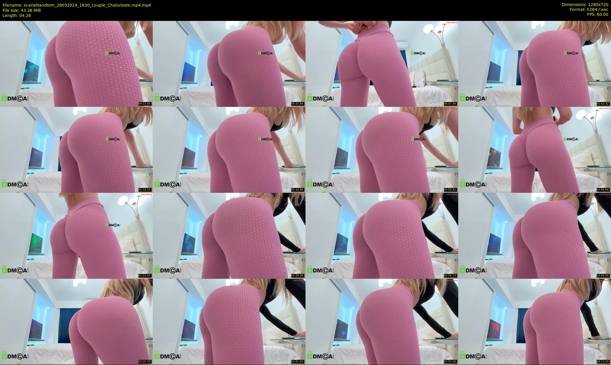 scarlettandtom — 5 minute Chaturbate couple cam show recording, 720p, Mar 28, 2024