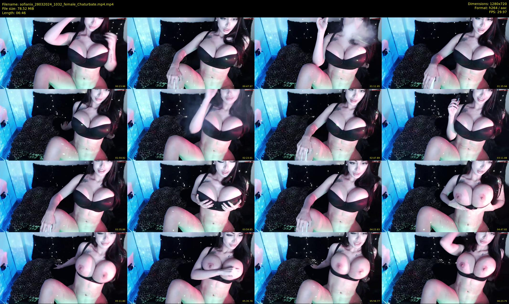 sofianix — 7 minute Chaturbate female cam show recording, 720p, Mar 28, 2024