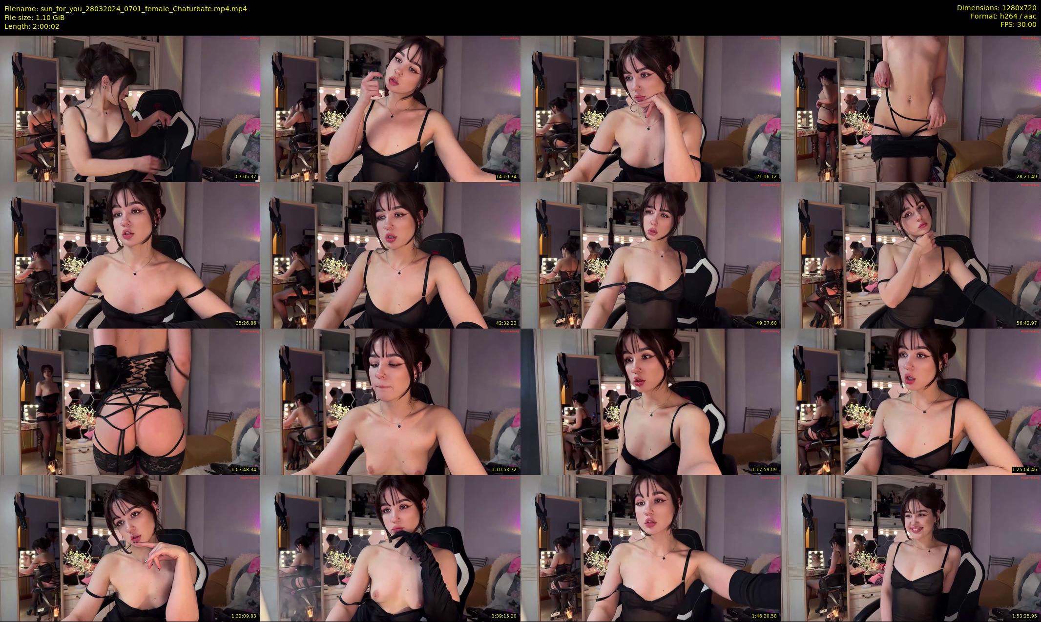 sun_for_you — 121 minute Chaturbate female cam show recording, 720p, Mar 28, 2024