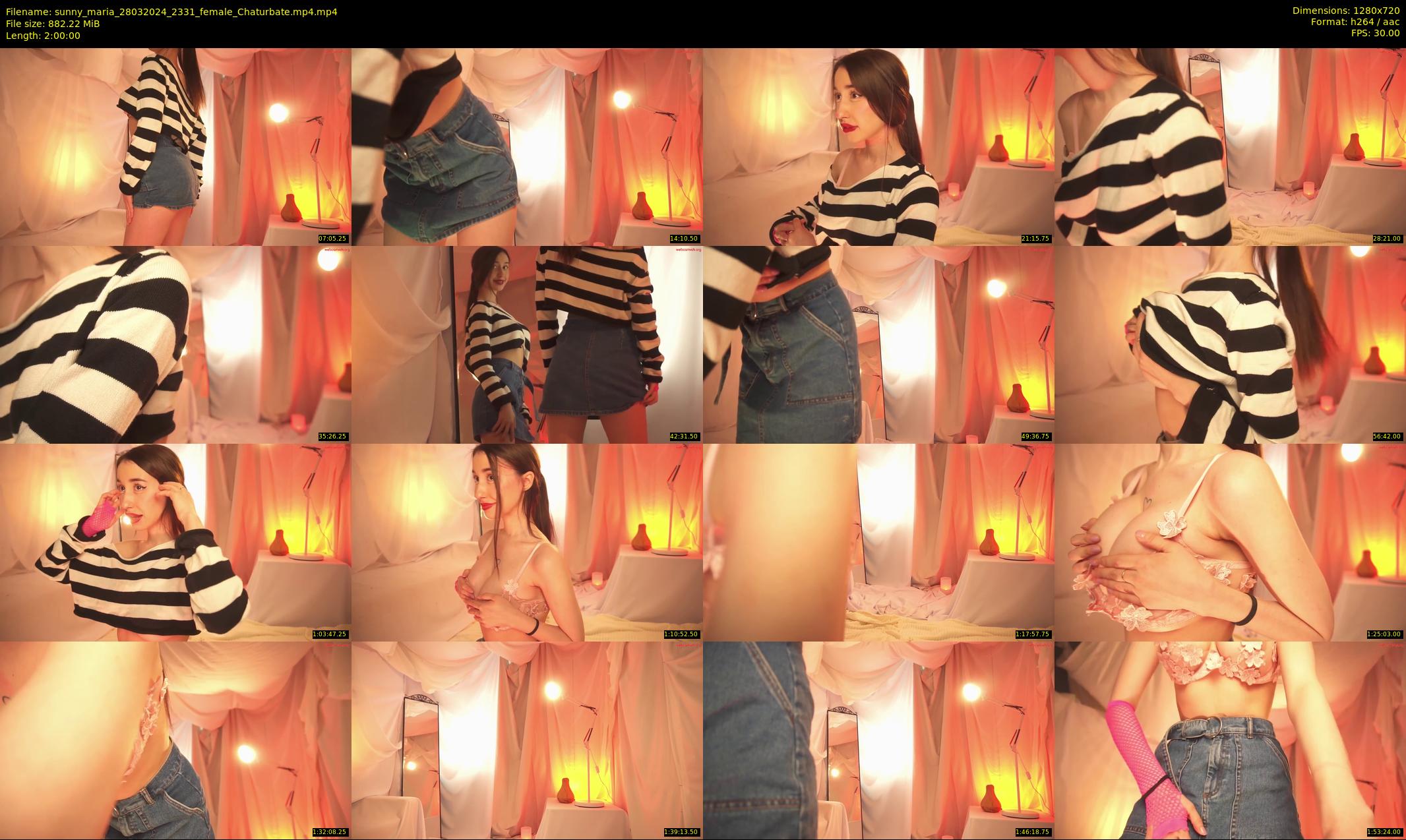 sunny_maria — 120 minute Chaturbate female cam show recording, 720p, Mar 28, 2024