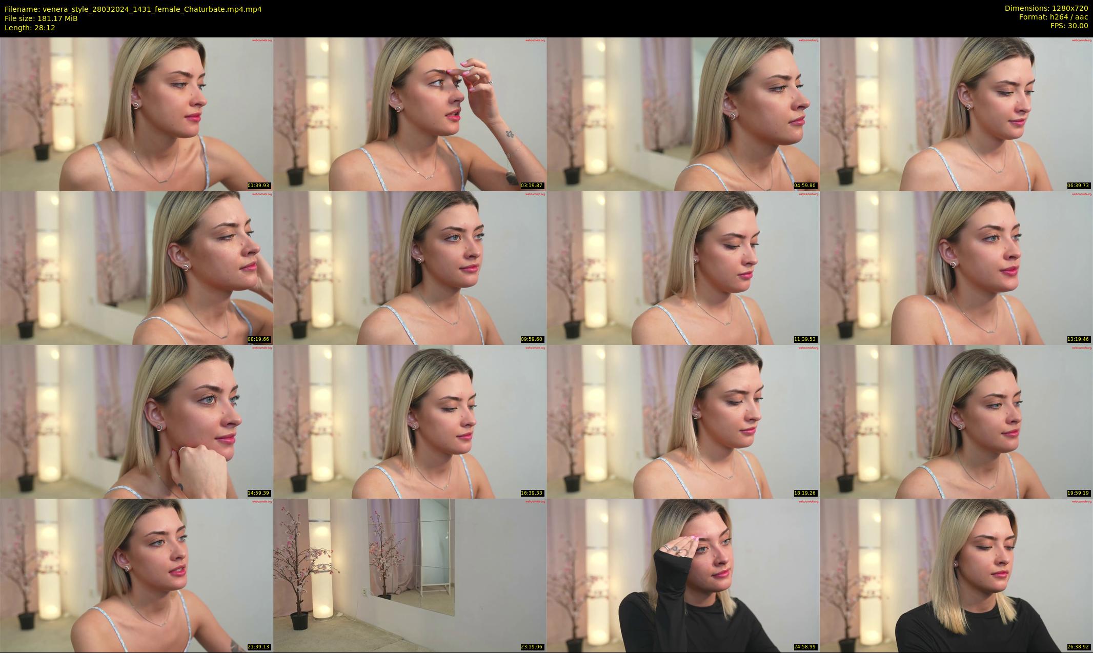 venera_style — 29 minute Chaturbate female cam show recording, 720p, Mar 28, 2024