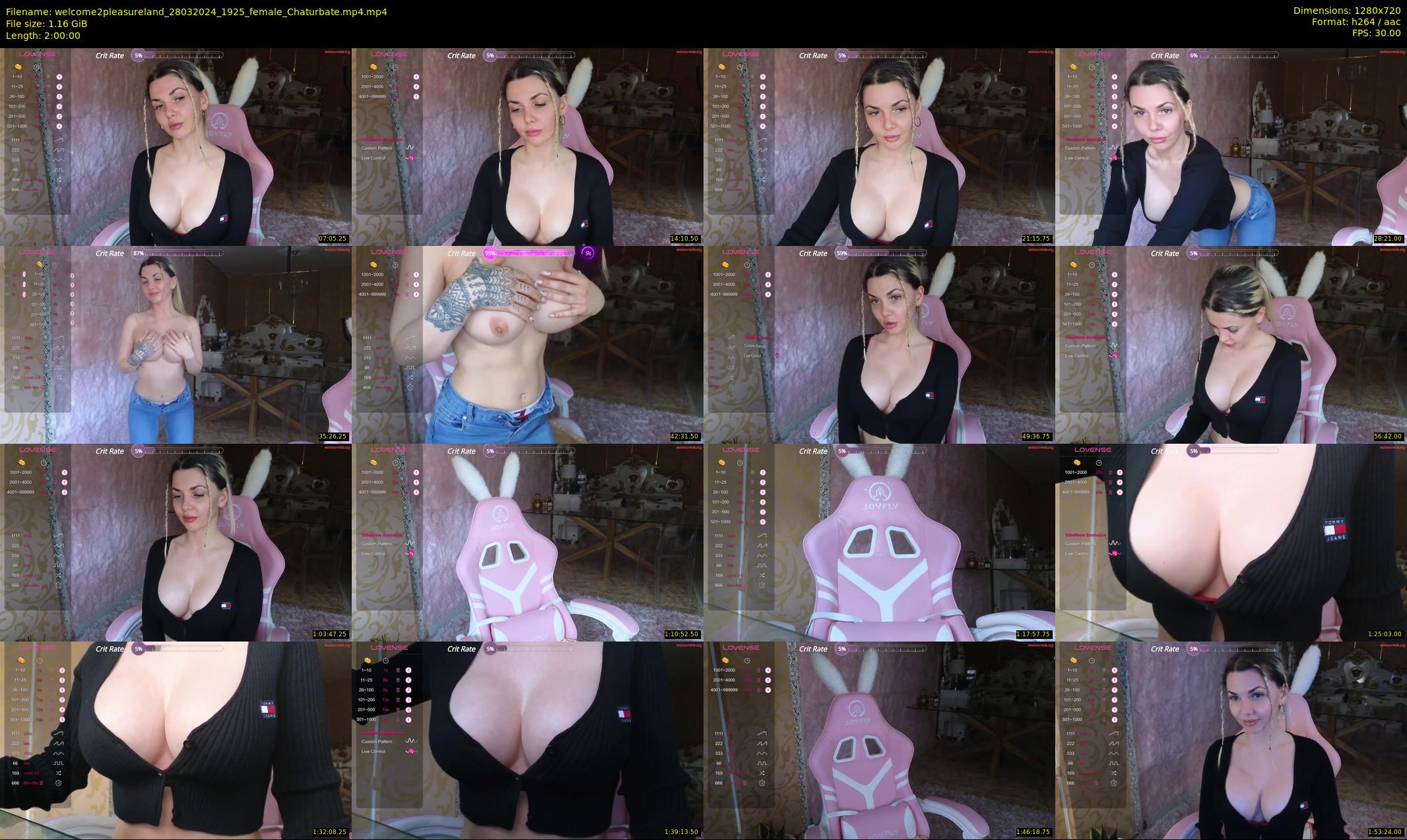 welcome2pleasureland — 120 minute Chaturbate female cam show recording, 720p, Mar 28, 2024