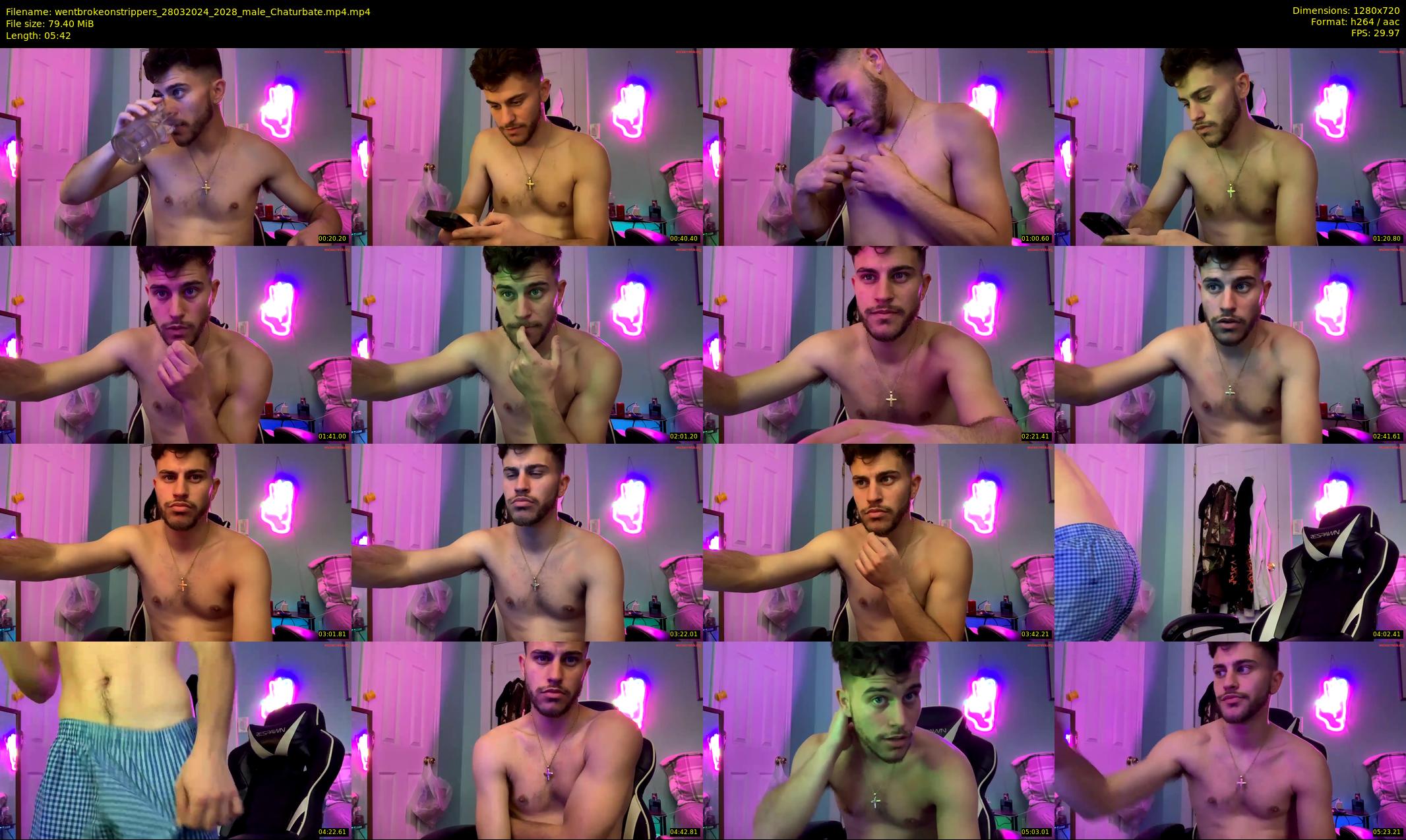 wentbrokeonstrippers — 6 minute Chaturbate male cam show recording, 720p, Mar 28, 2024