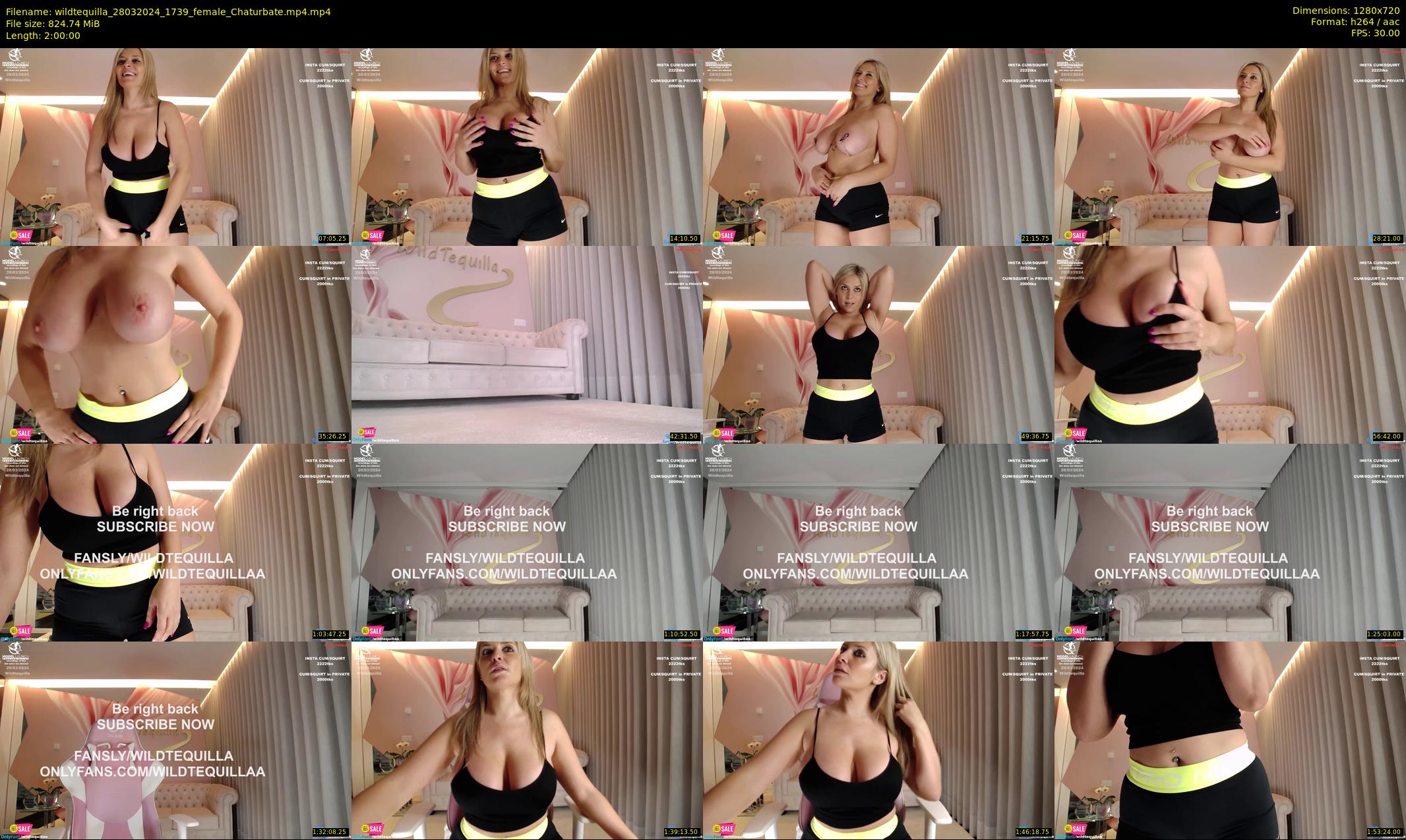 wildtequilla — 120 minute Chaturbate couple cam show recording, 720p, Mar 28, 2024