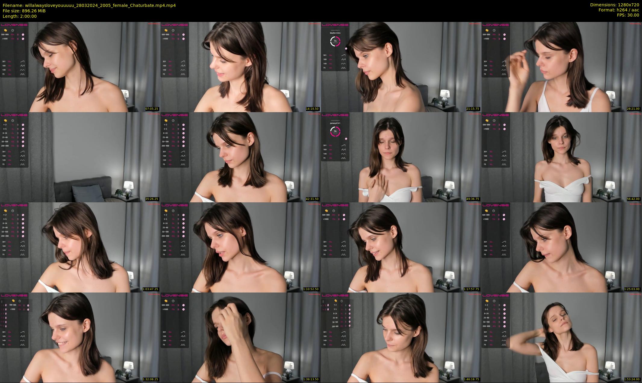 willalwaysloveyouuuuu — 120 minute Chaturbate female cam show recording, 720p, Mar 28, 2024