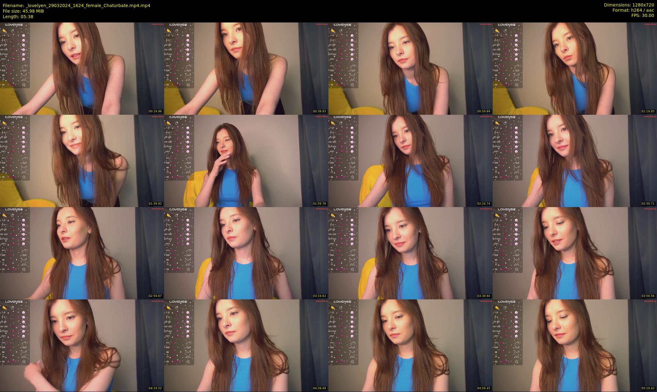 _lovelyen — 6 minute Chaturbate female cam show recording, 720p, Mar 29, 2024