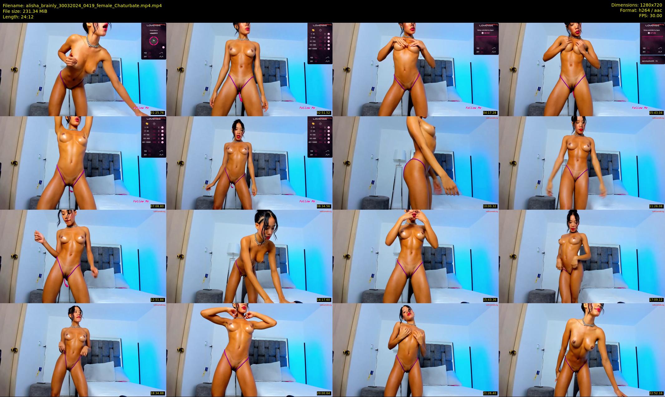 alisha_brainly — 25 minute Chaturbate female cam show recording, 720p, Mar 30, 2024