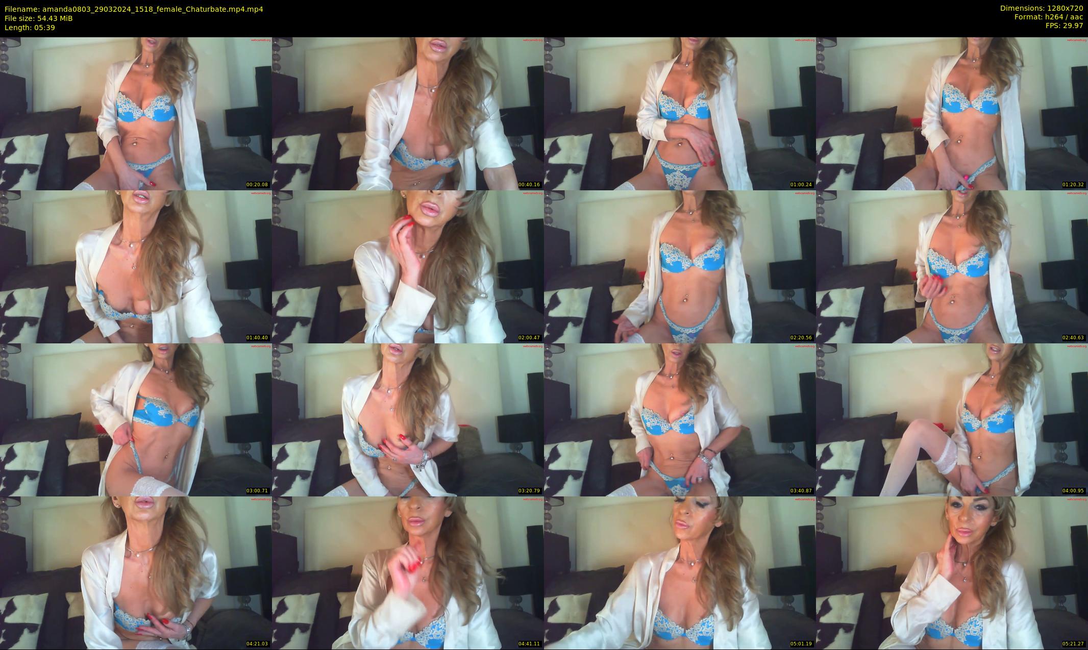 amanda0803 — 6 minute Chaturbate female cam show recording, 720p, Mar 29, 2024