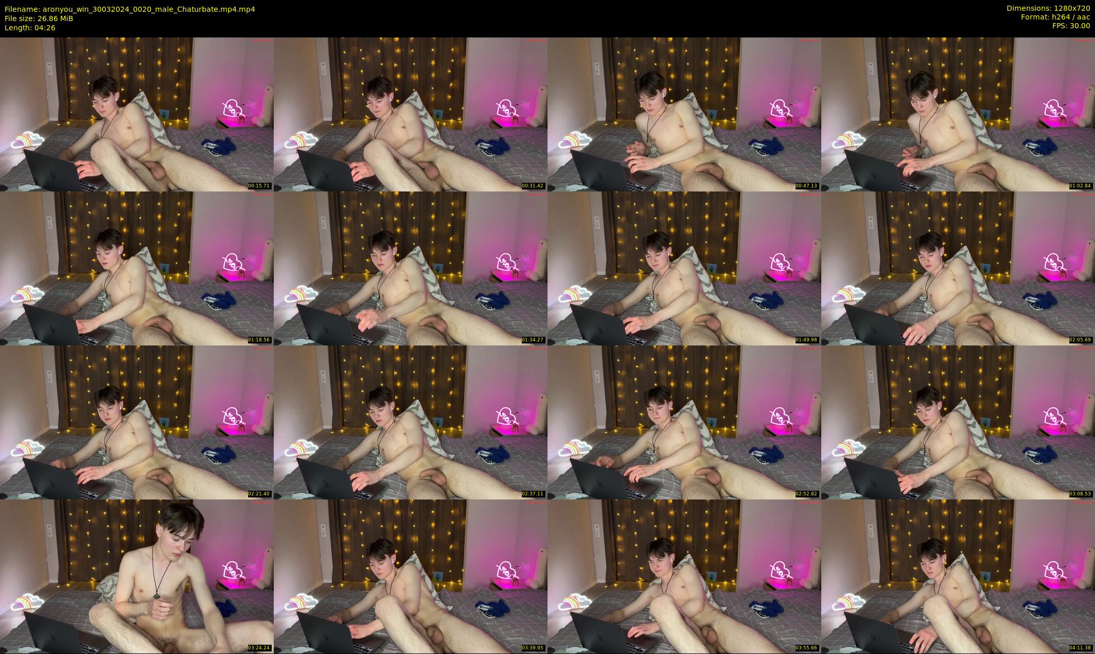 aronyou_win — 5 minute Chaturbate male cam show recording, 720p, Mar 30, 2024