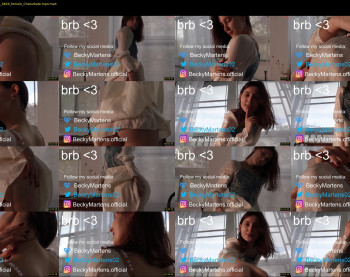 beckymartens — 25 minute Chaturbate female cam show recording, 720p, Mar 29, 2024