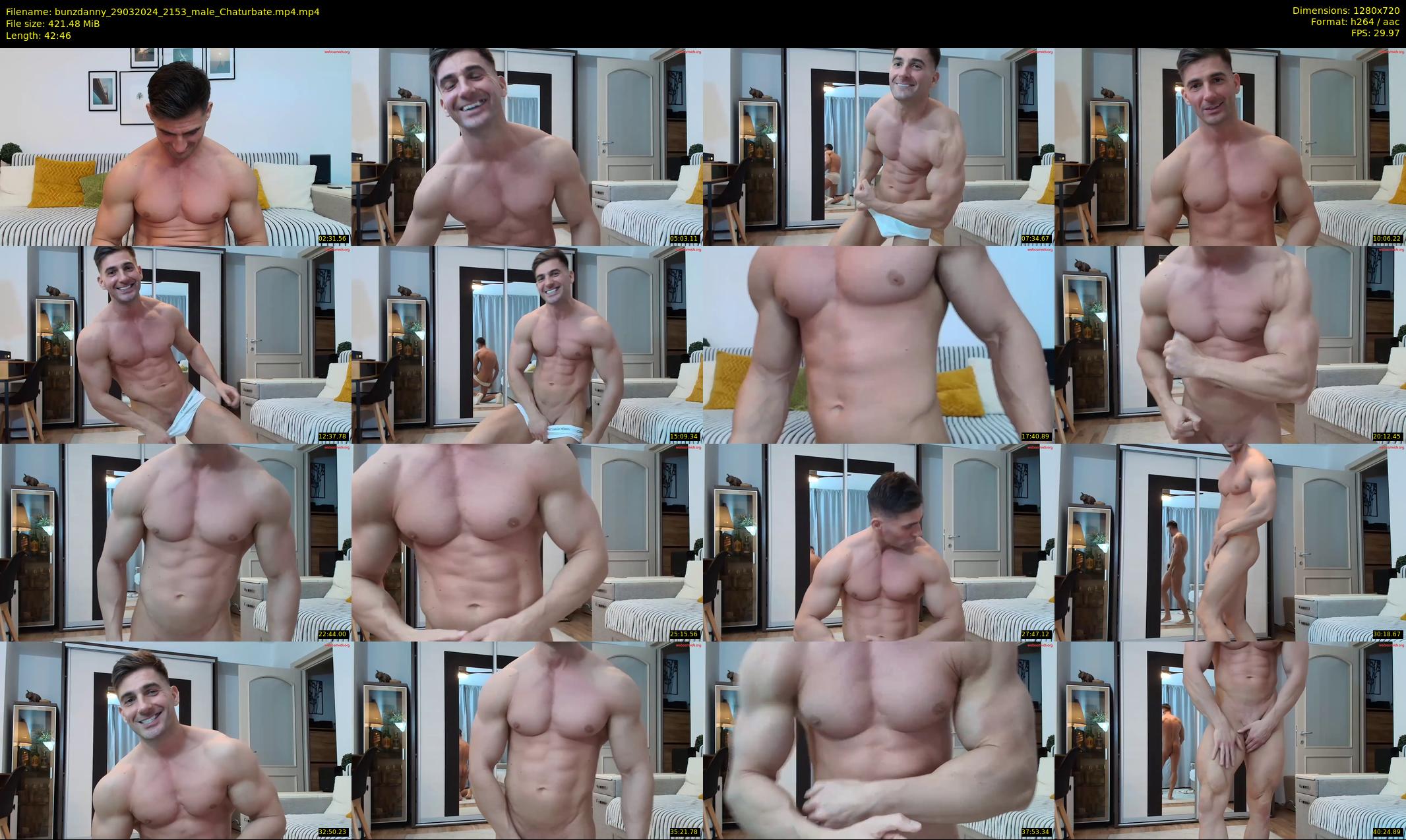 bunzdanny — 43 minute Chaturbate male cam show recording, 720p, Mar 29, 2024