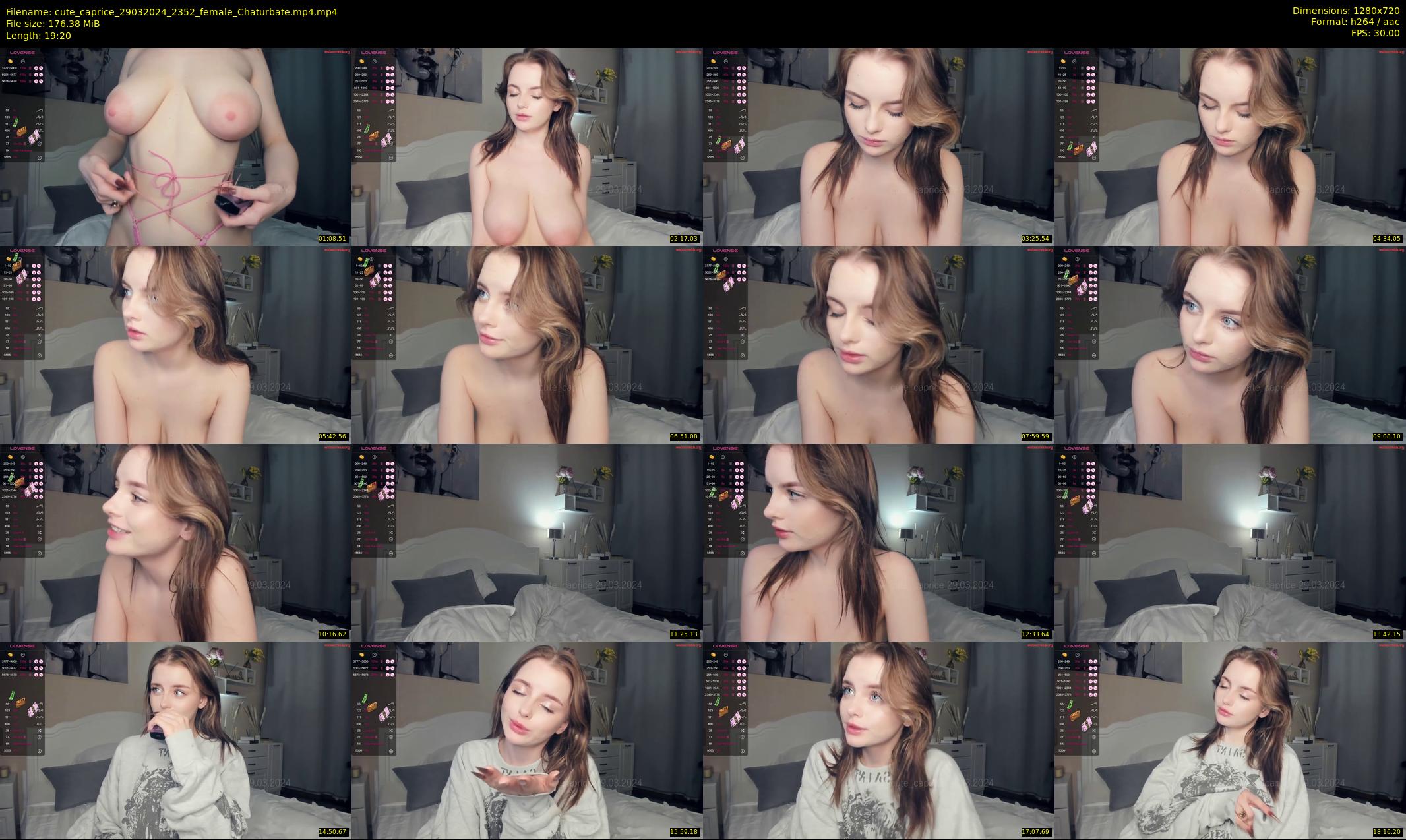 cute_caprice — 20 minute Chaturbate female cam show recording, 720p, Mar 29, 2024