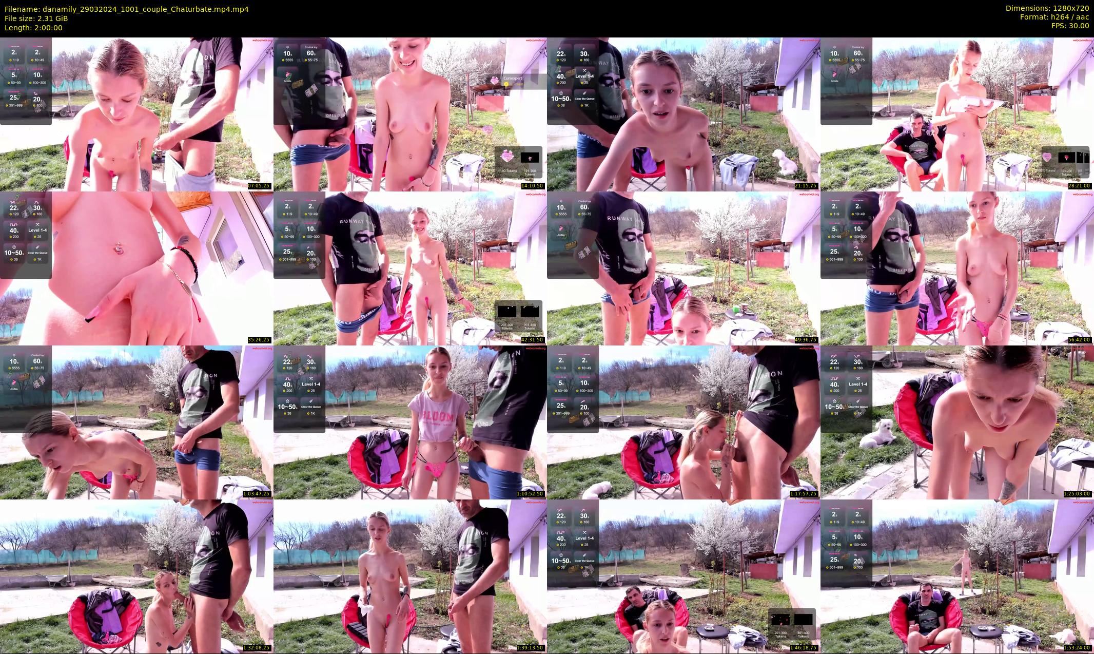 danamily — 120 minute Chaturbate female cam show recording, 720p, Mar 29, 2024