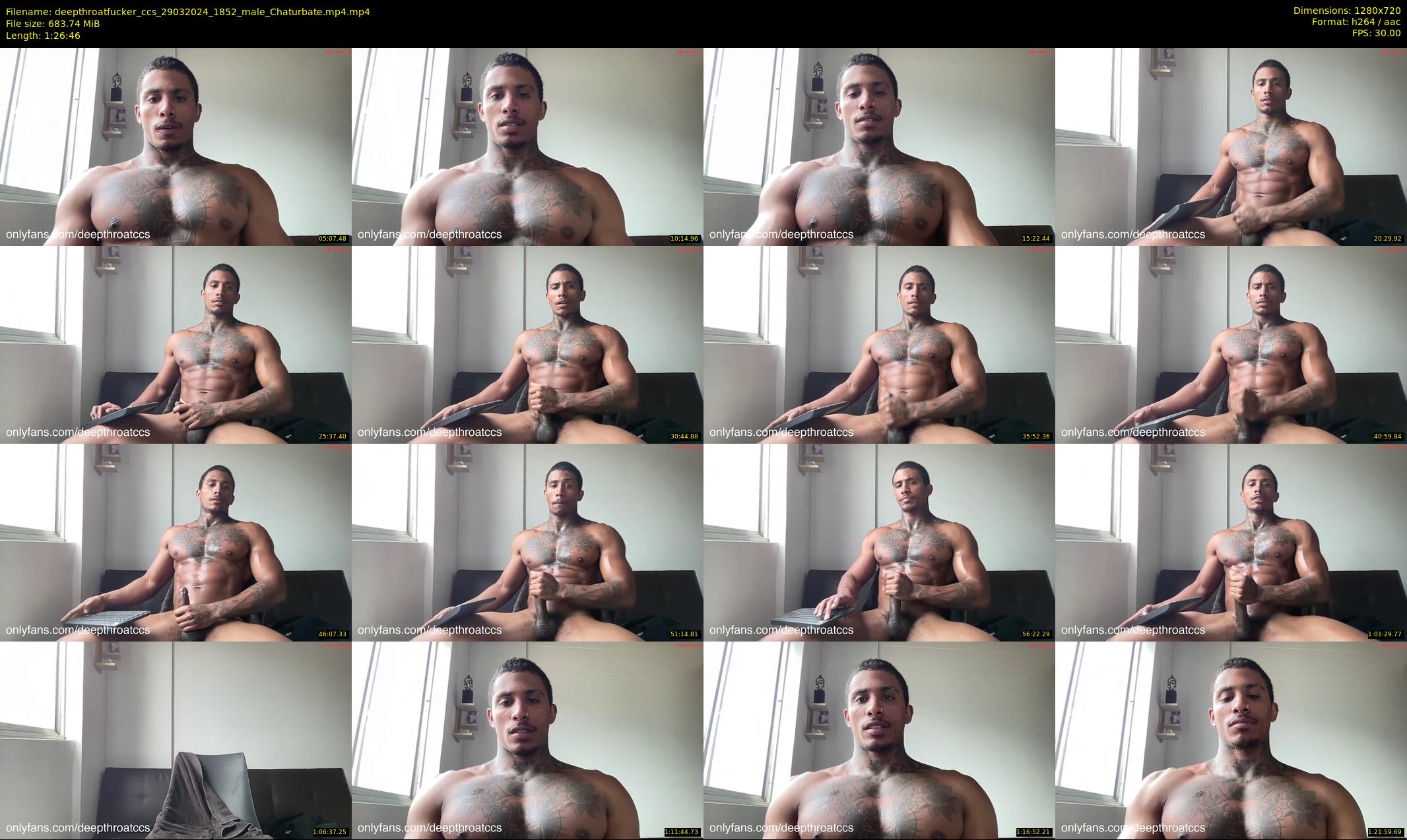 deepthroatfucker_ccs — 87 minute Chaturbate male cam show recording, 720p, Mar 29, 2024