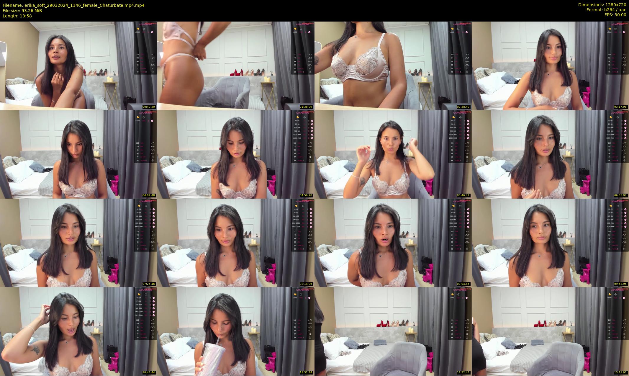 erika_soft — 14 minute Chaturbate female cam show recording, 720p, Mar 29, 2024