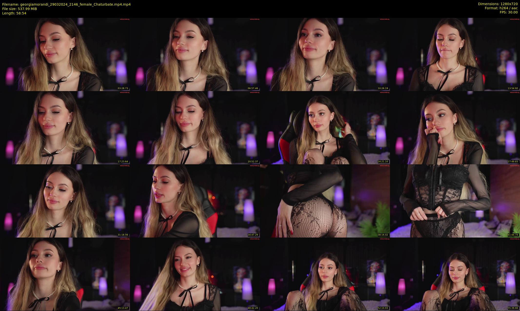 georgiamorandi — 59 minute Chaturbate female cam show recording, 720p, Mar 29, 2024