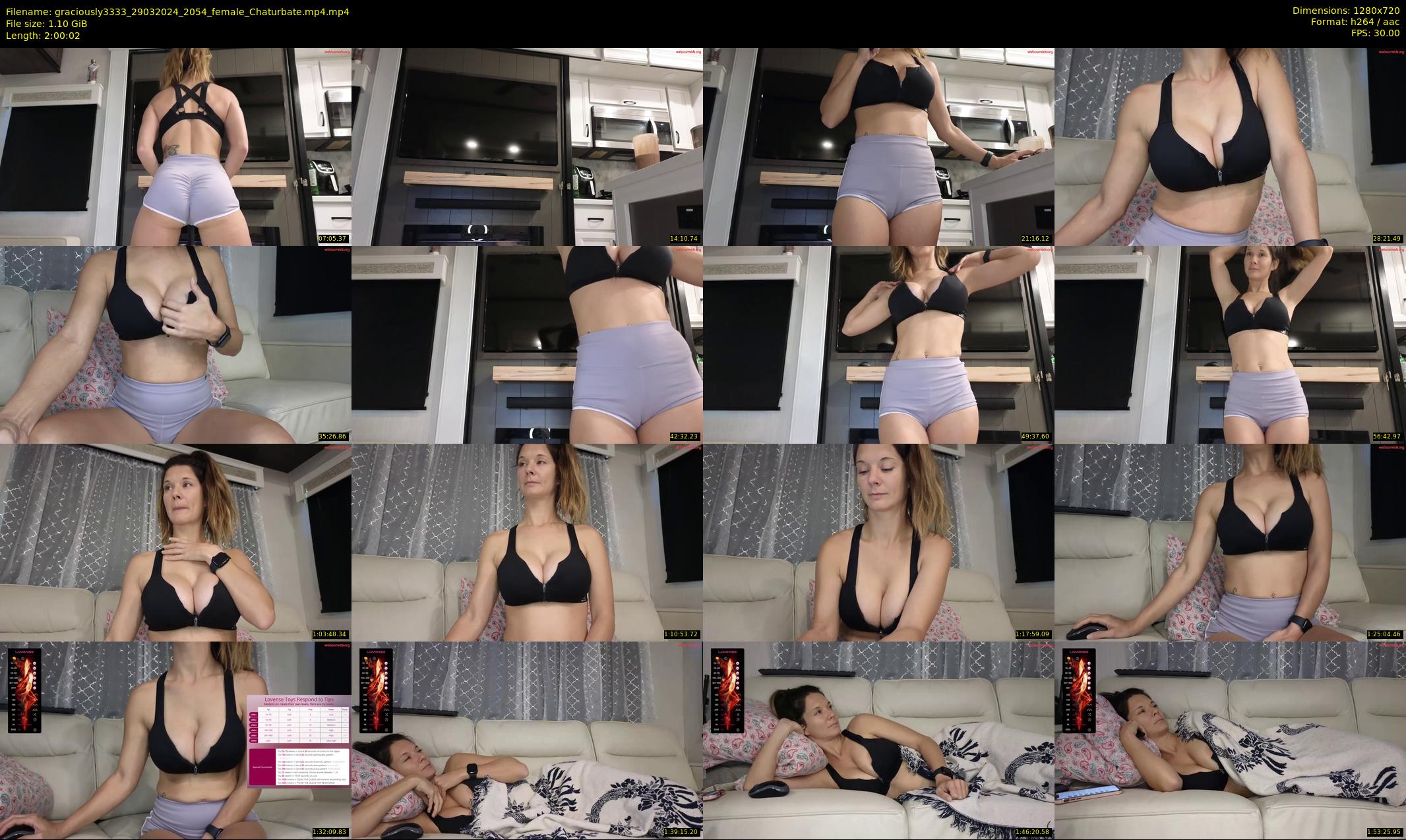 graciously3333 — 121 minute Chaturbate female cam show recording, 720p, Mar 29, 2024
