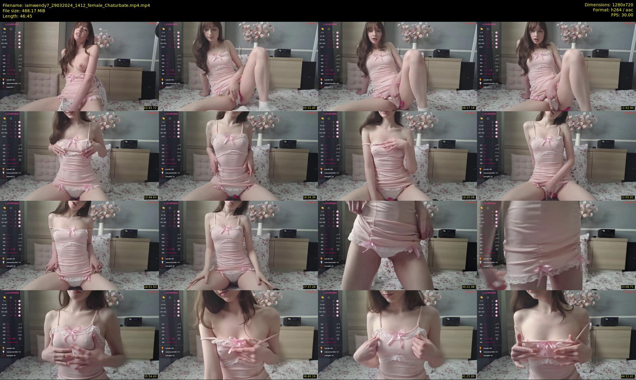 iamwendy7 — 47 minute Chaturbate female cam show recording, 720p, Mar 29, 2024
