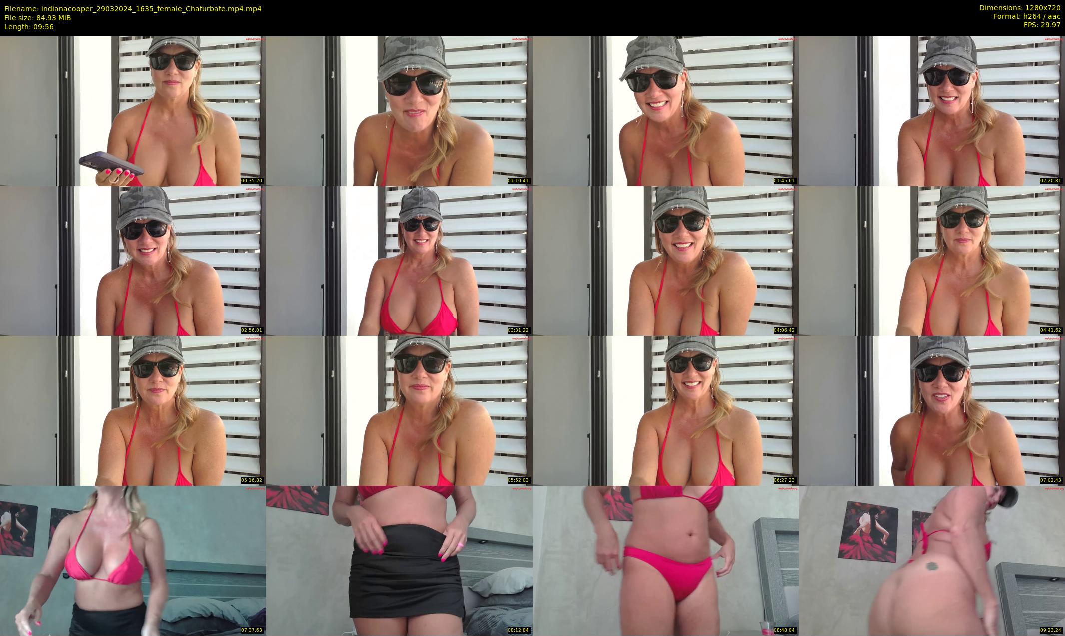 indianacooper — 10 minute Chaturbate female cam show recording, 720p, Mar 29, 2024
