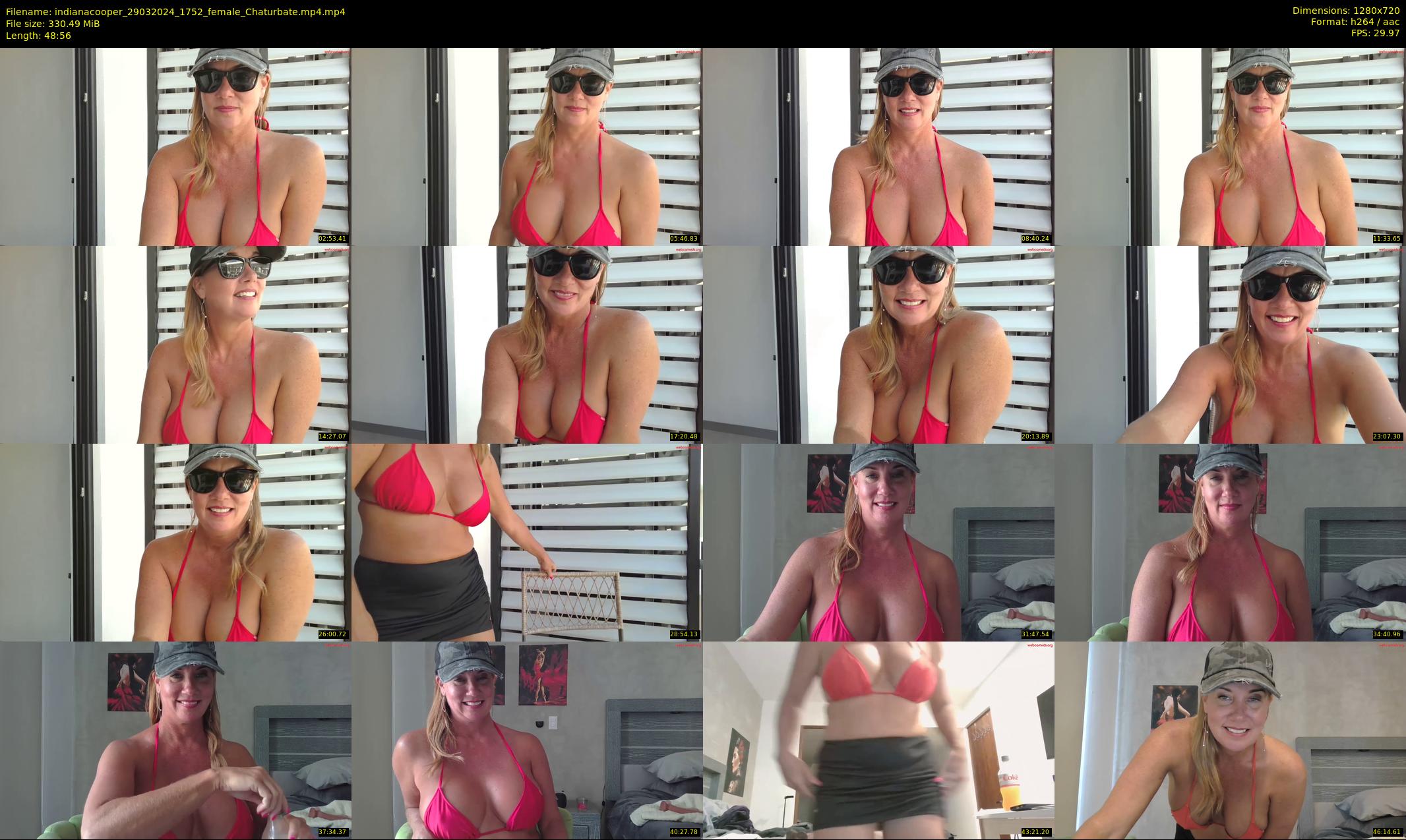 indianacooper — 49 minute Chaturbate female cam show recording, 720p, Mar 29, 2024