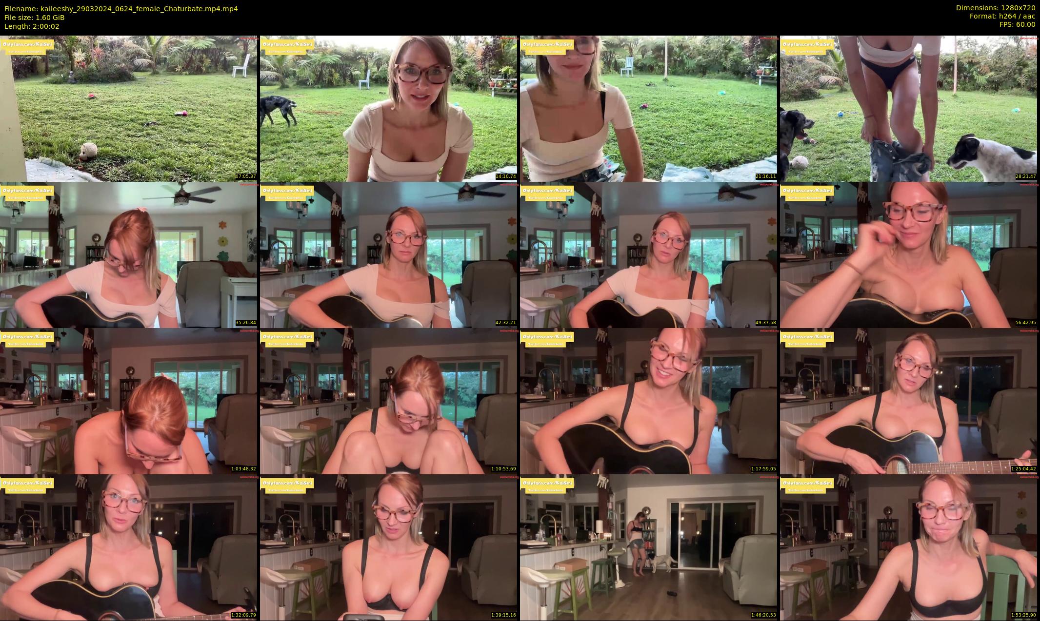 kaileeshy — 121 minute Chaturbate female cam show recording, 720p, Mar 29, 2024