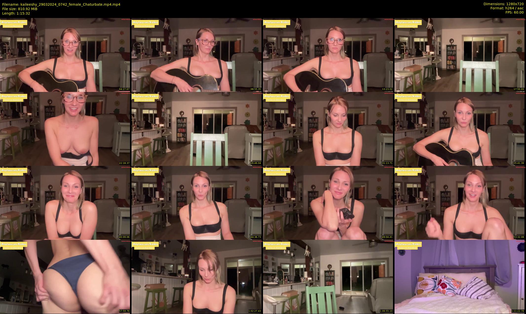 kaileeshy — 76 minute Chaturbate female cam show recording, 720p, Mar 29, 2024