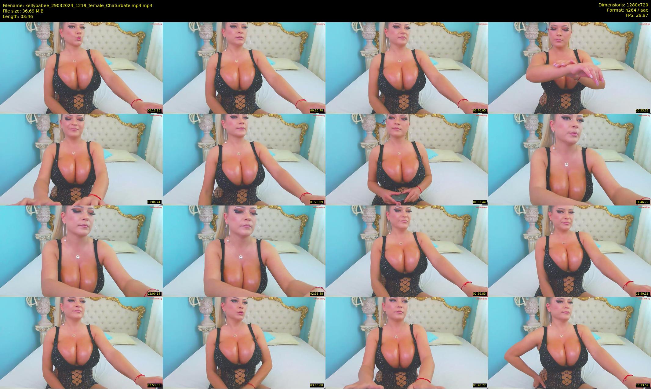 kellybabee — 4 minute Chaturbate female cam show recording, 720p, Mar 29, 2024