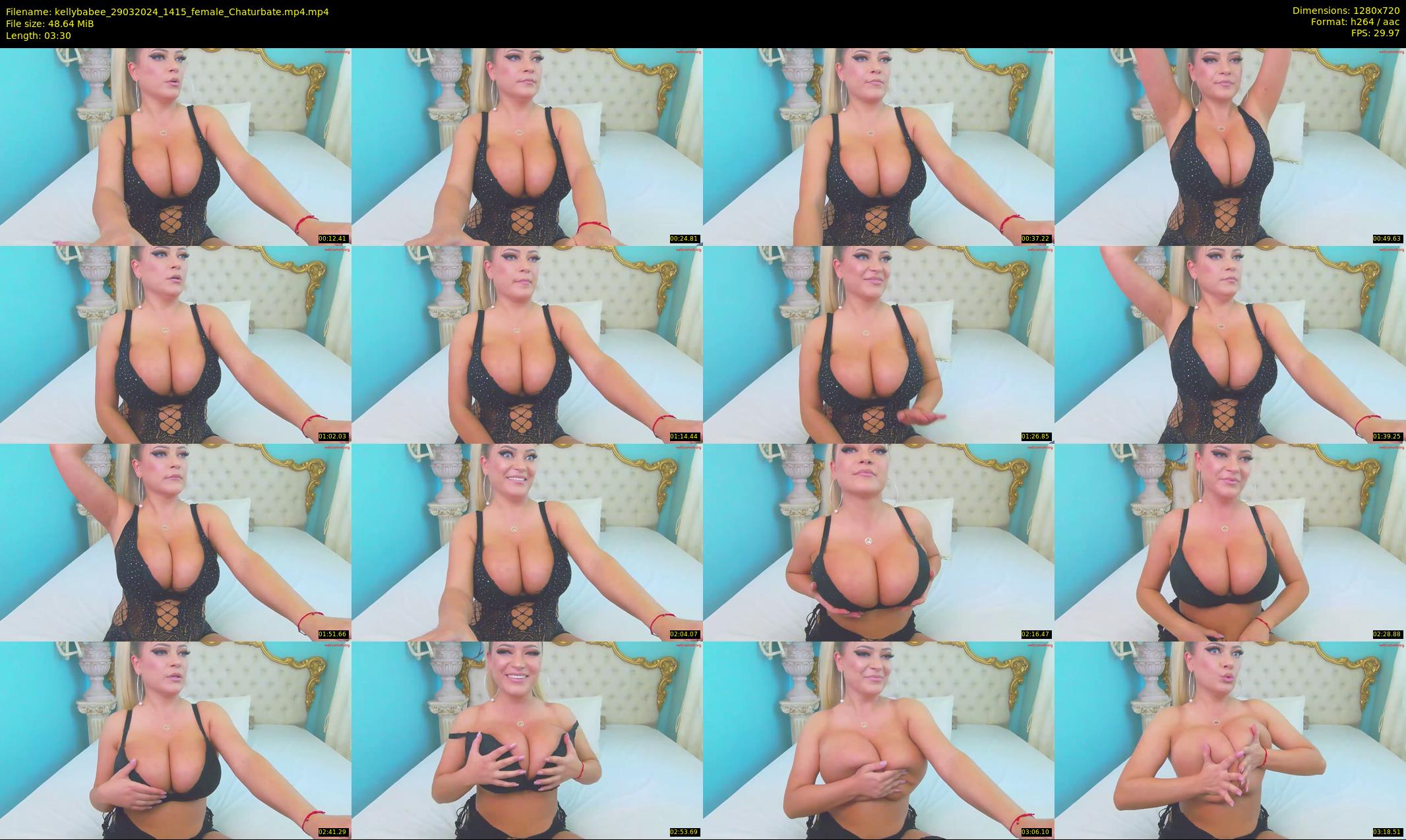 kellybabee — 4 minute Chaturbate female cam show recording, 720p, Mar 29, 2024