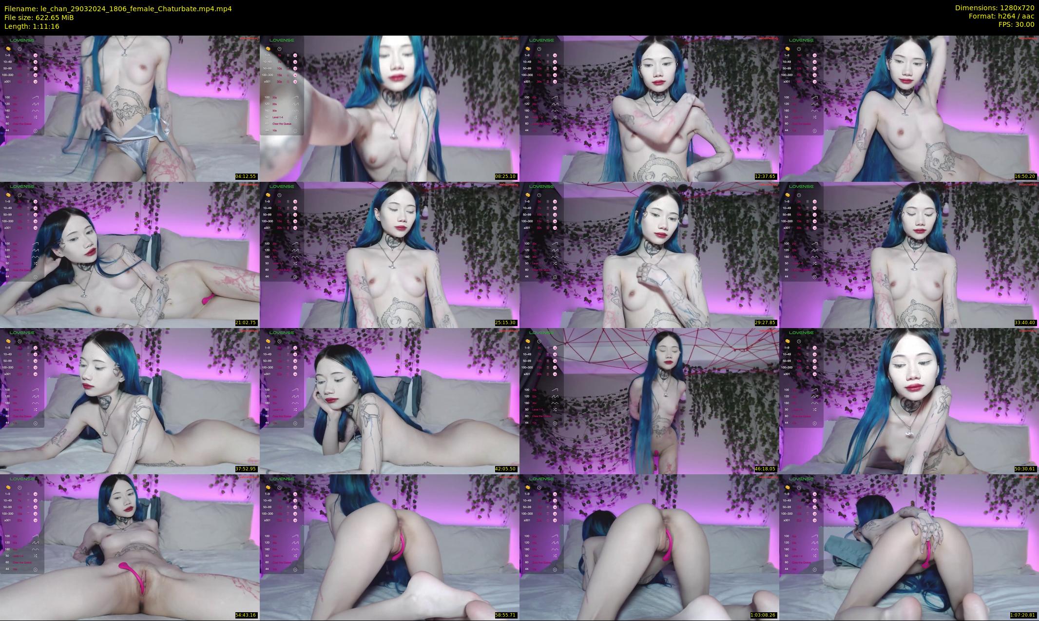 le_chan — 72 minute Chaturbate female cam show recording, 720p, Mar 29, 2024