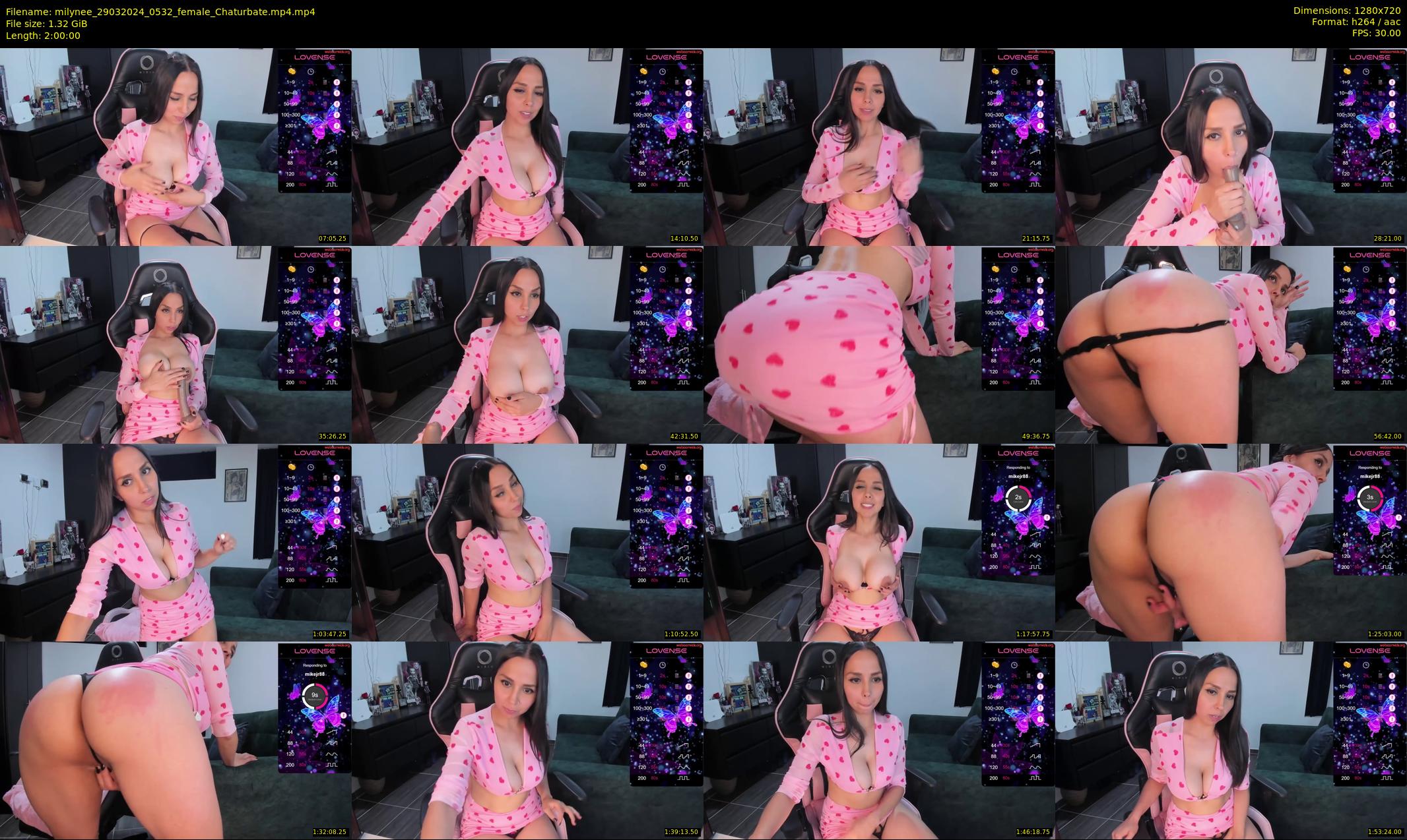 milynee — 120 minute Chaturbate female cam show recording, 720p, Mar 29, 2024