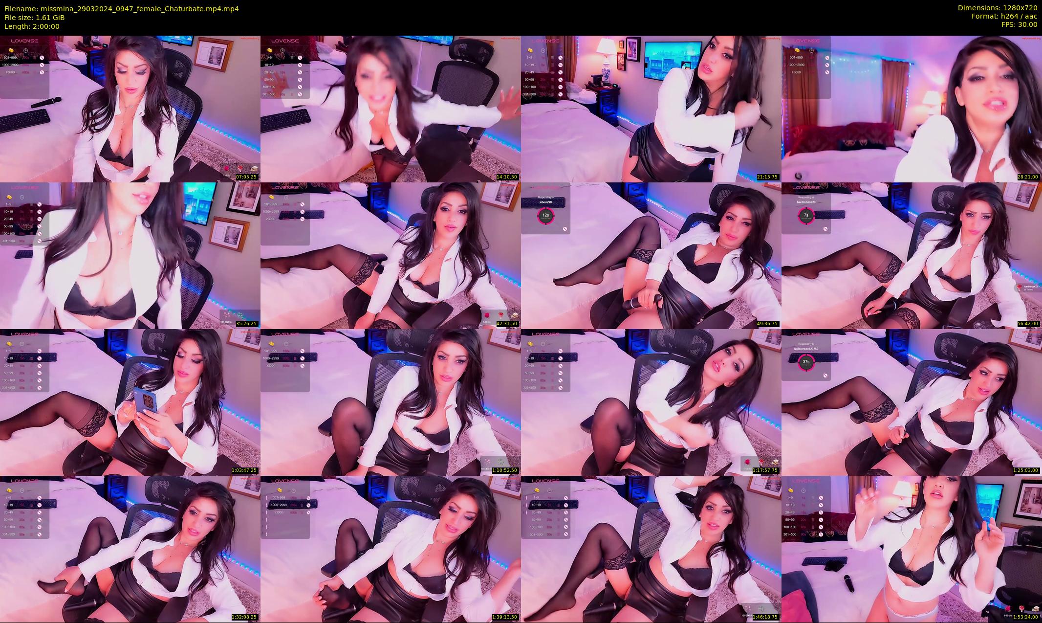 missmina — 120 minute Chaturbate female cam show recording, 720p, Mar 29, 2024